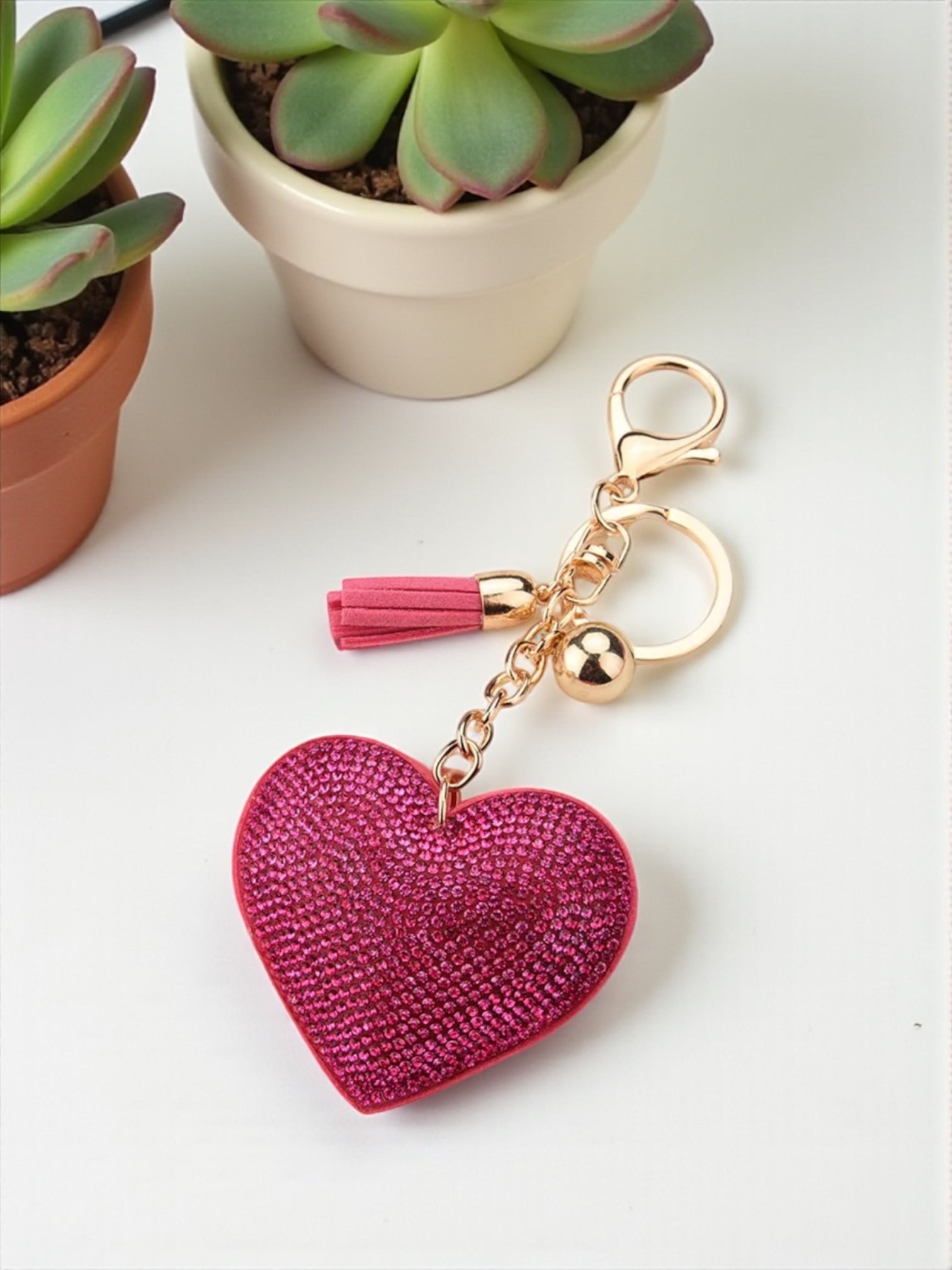 Bag heart charms accesories