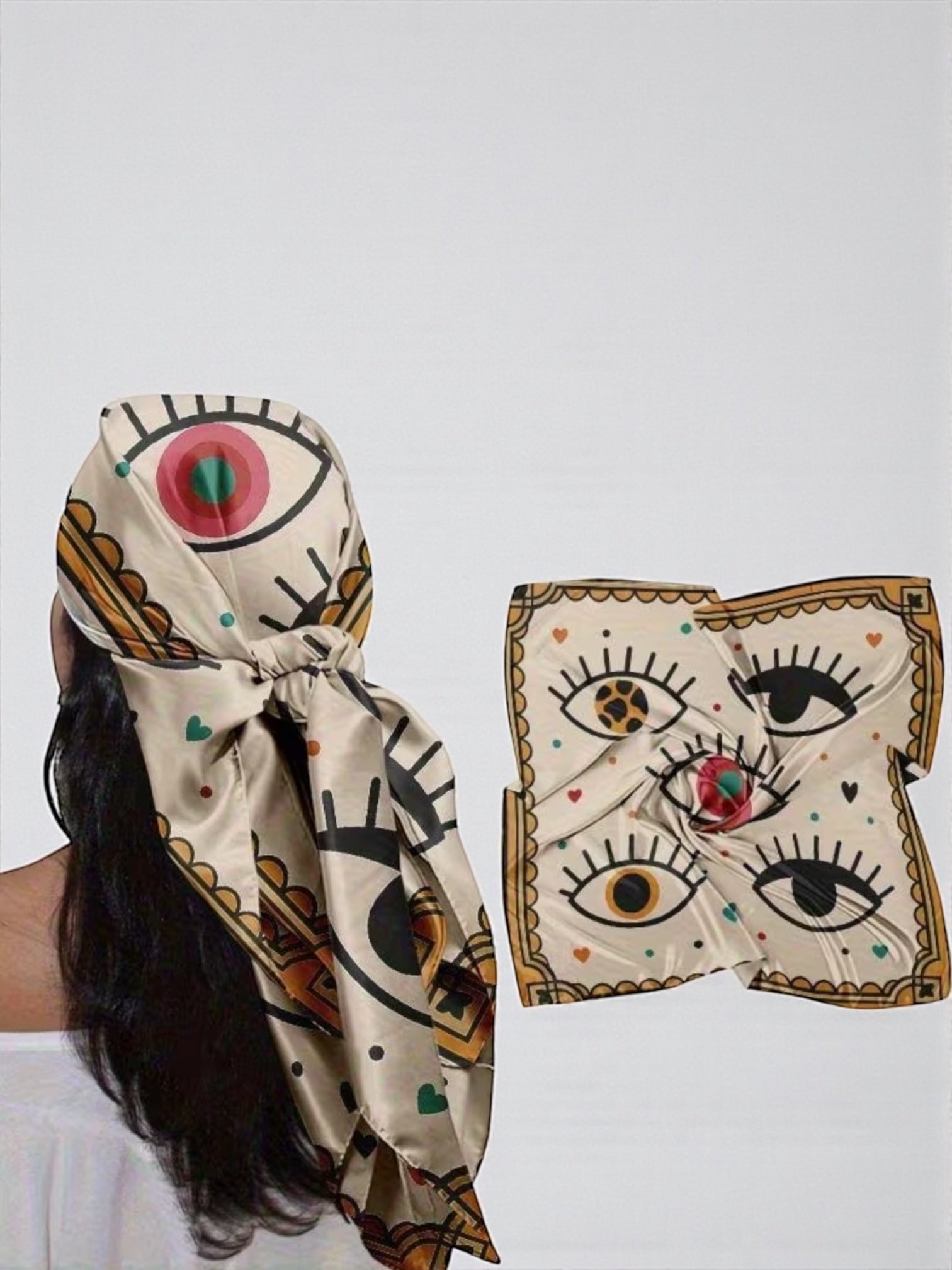 Lucky Eyes headscarf