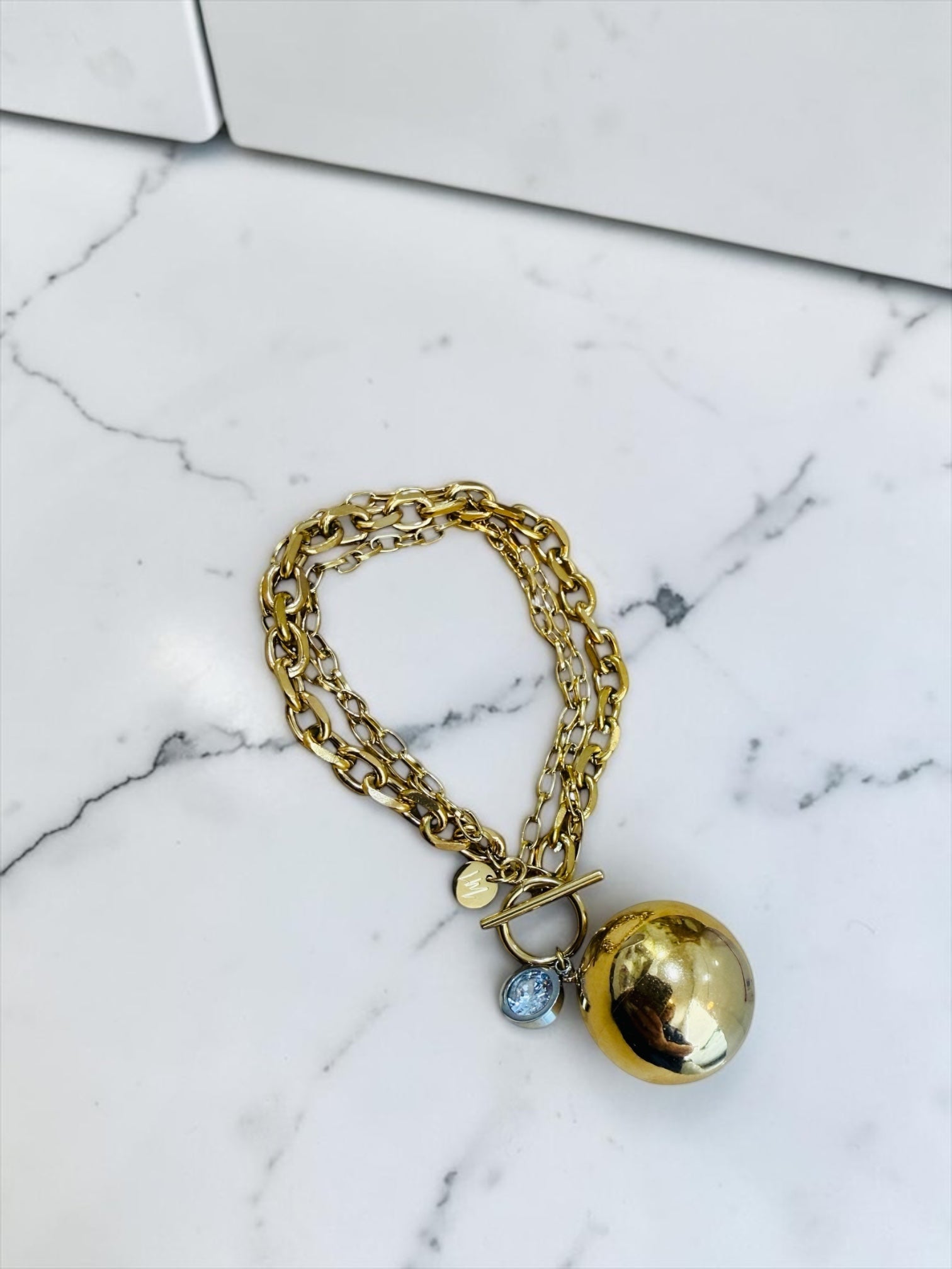 Karen ball chain bracelet