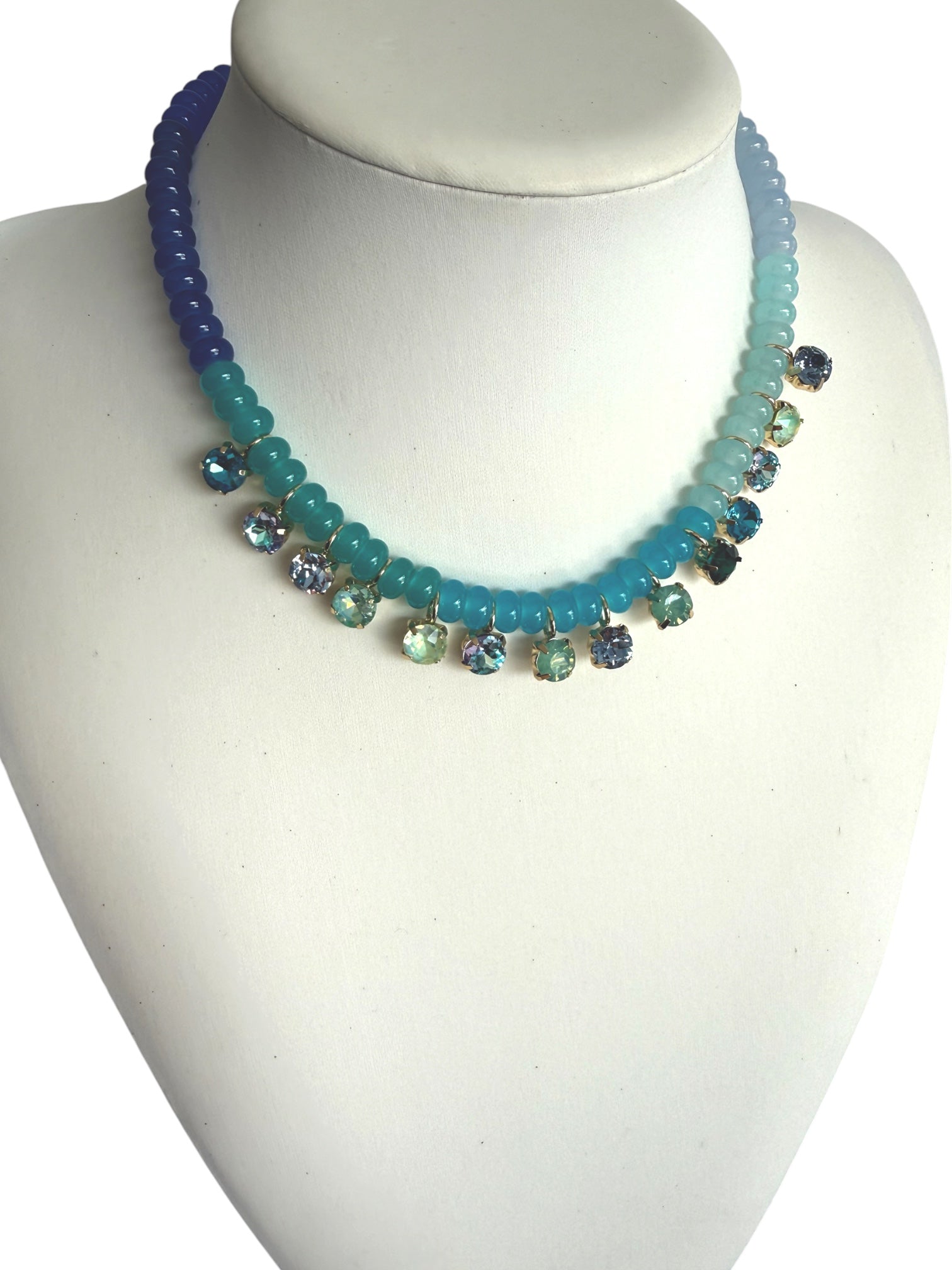 Glitter crystal necklace