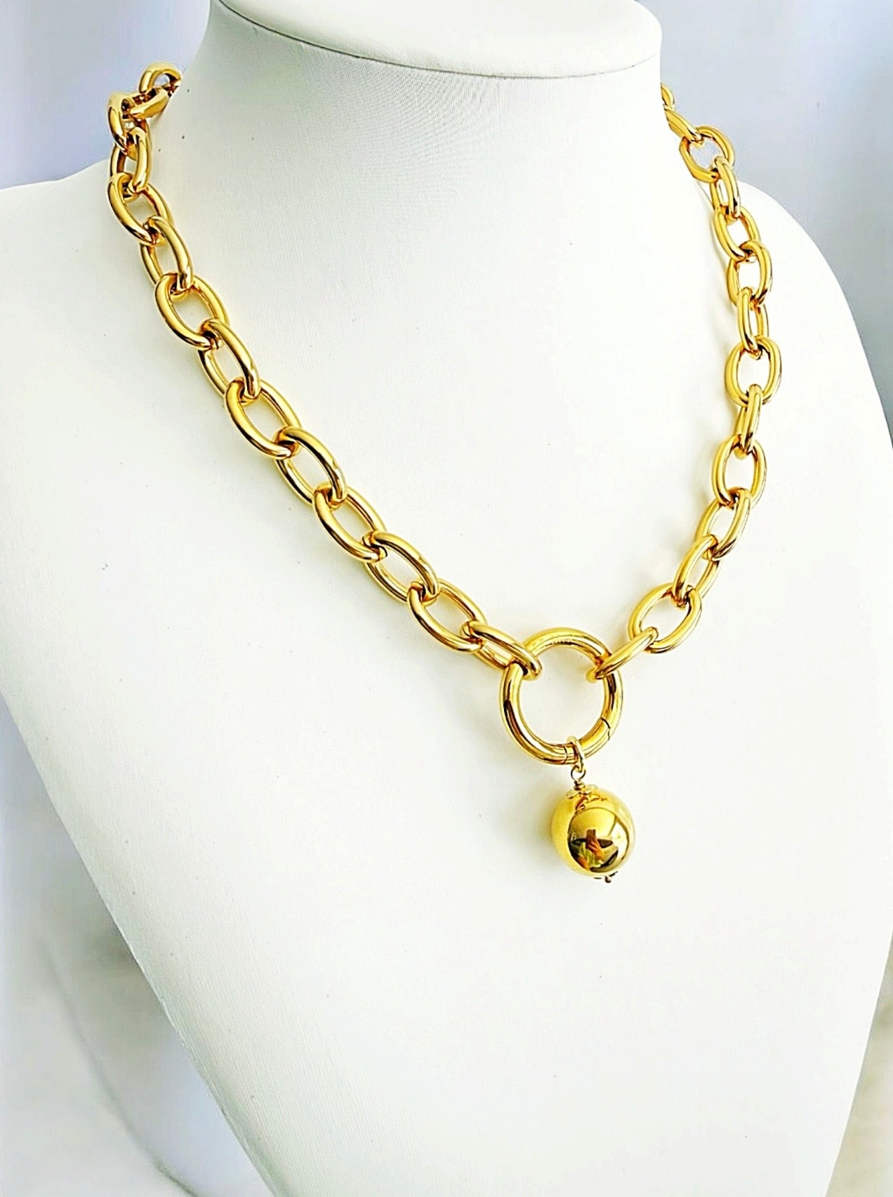 Bella ball chain necklace