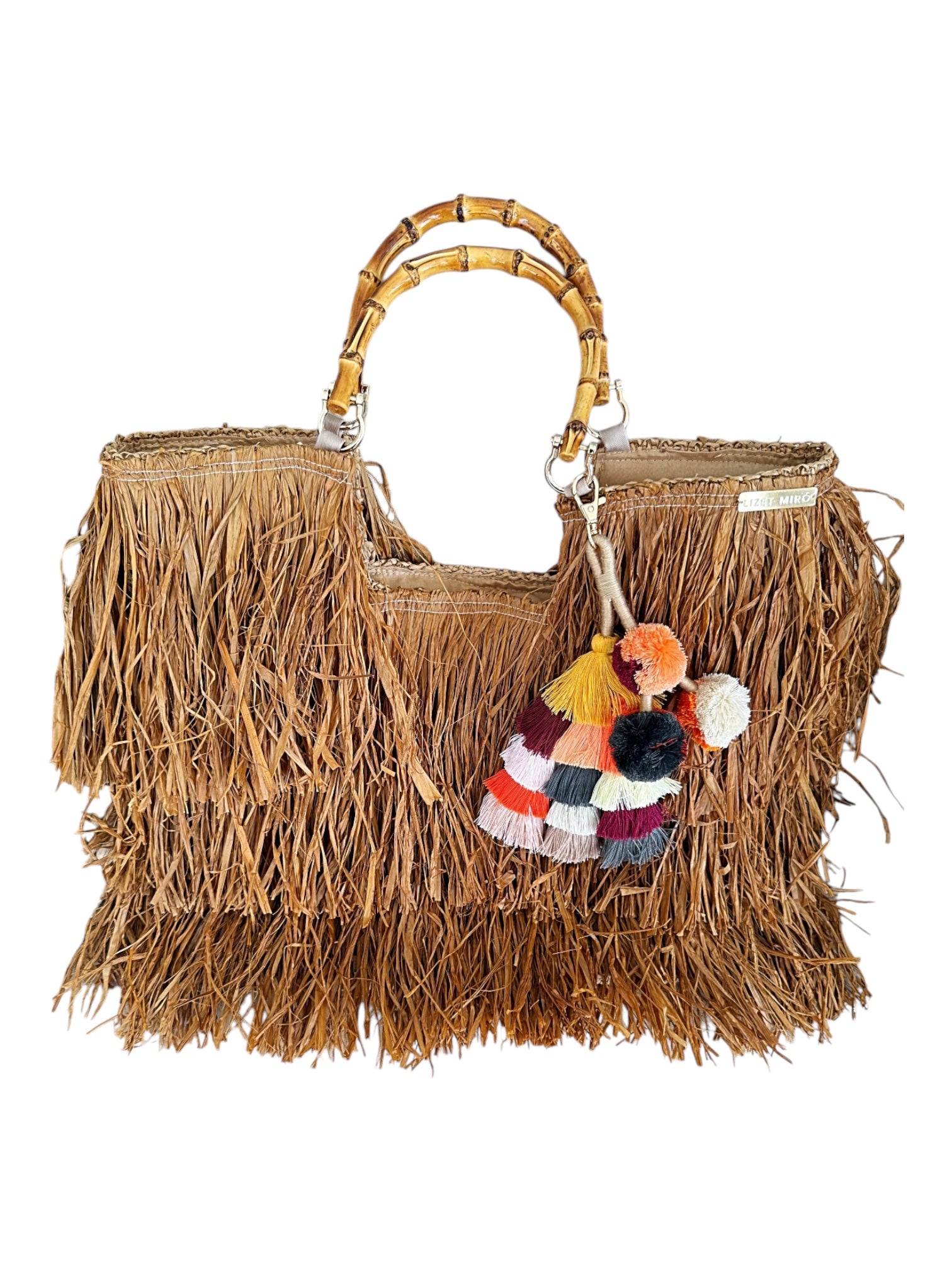 Dory raffia handbag