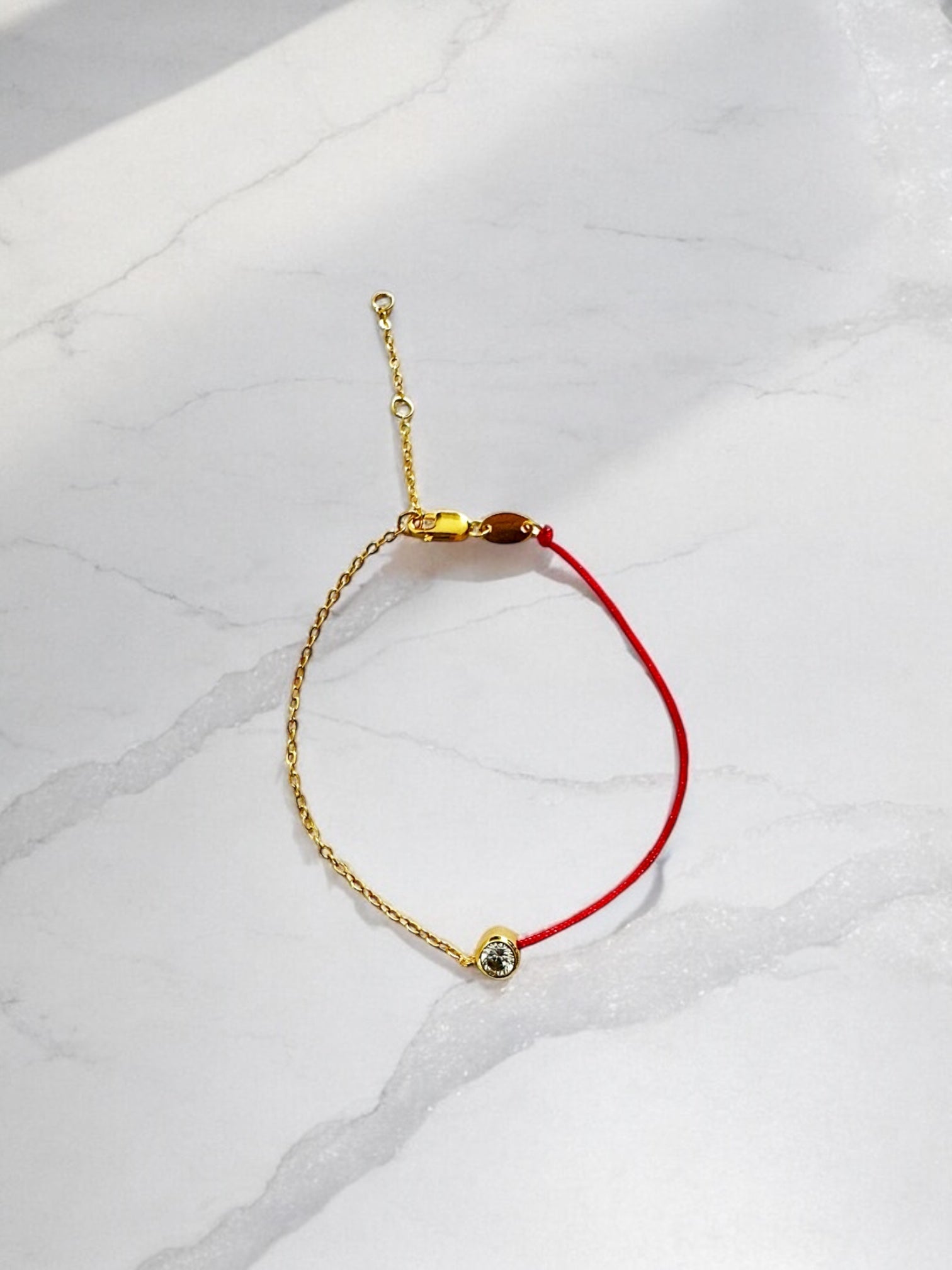 Minimal zircoin bracelet