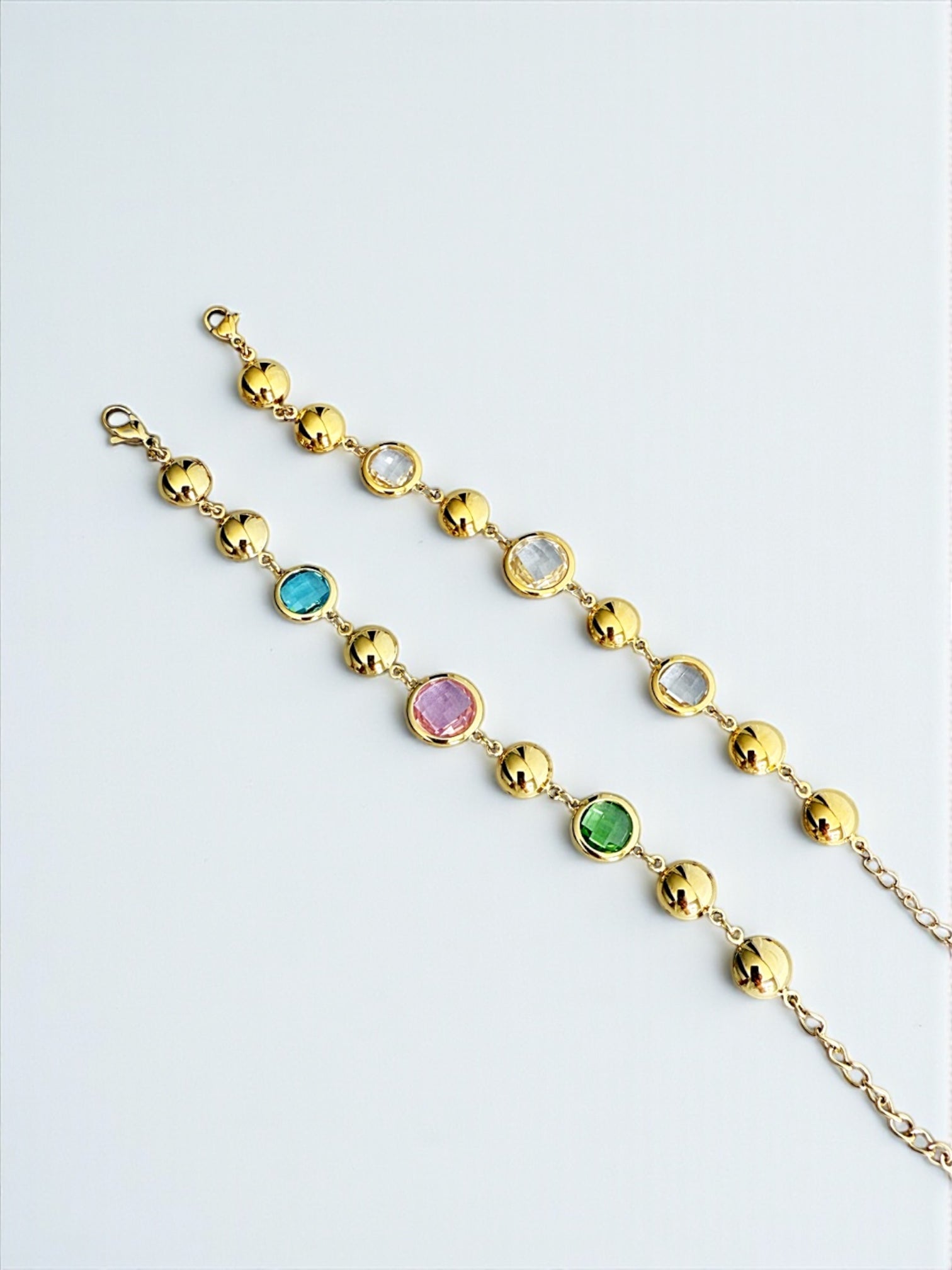 Glimmer puff bracelet
