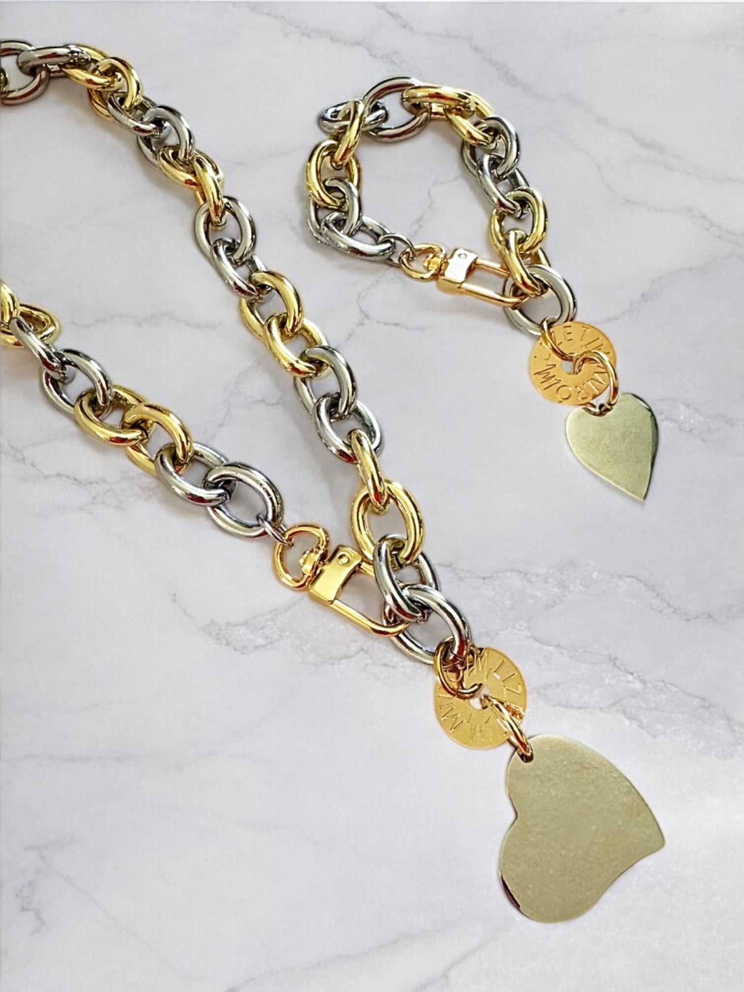 Mara two tones necklace