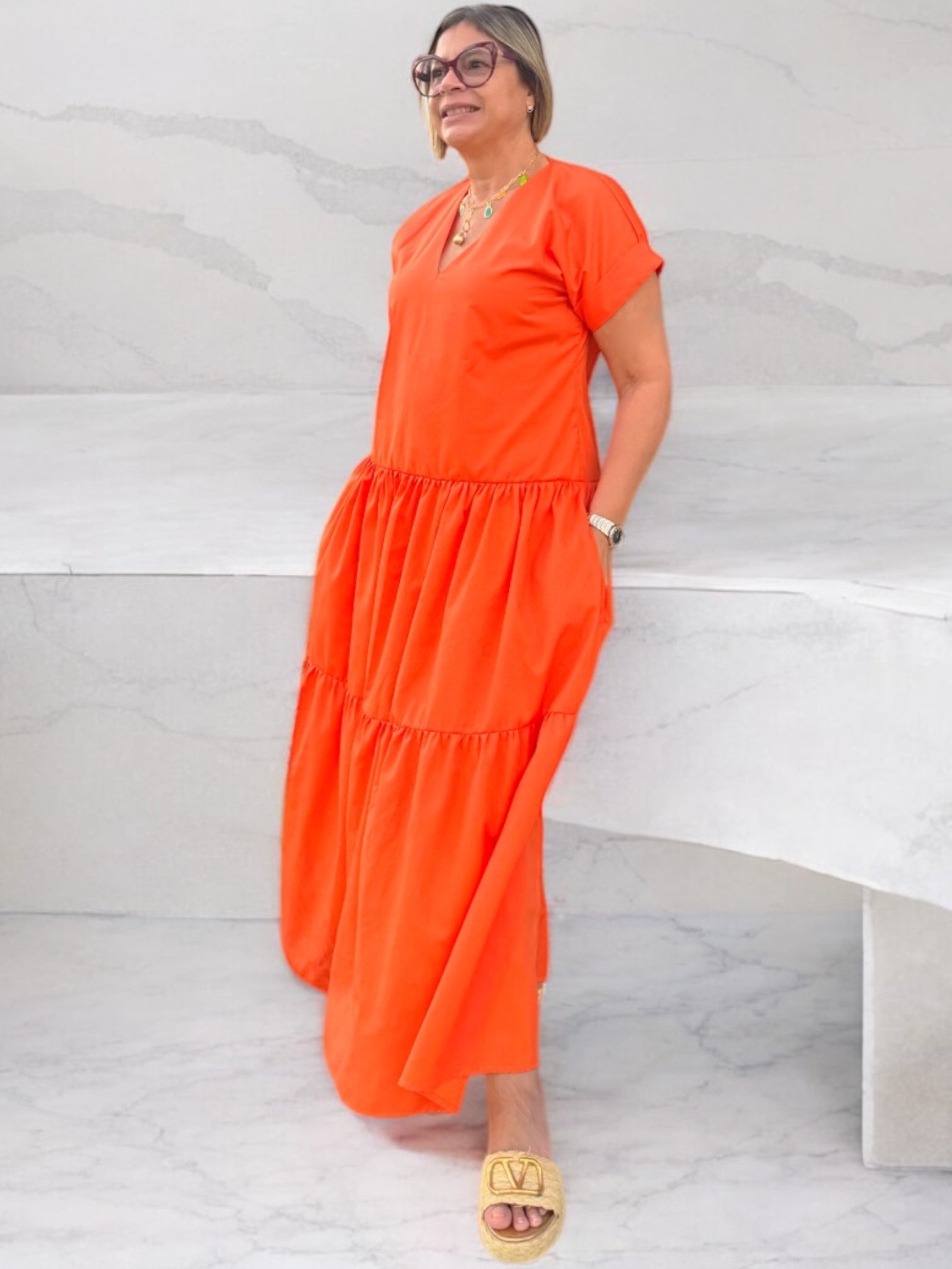 Citric maxi dress