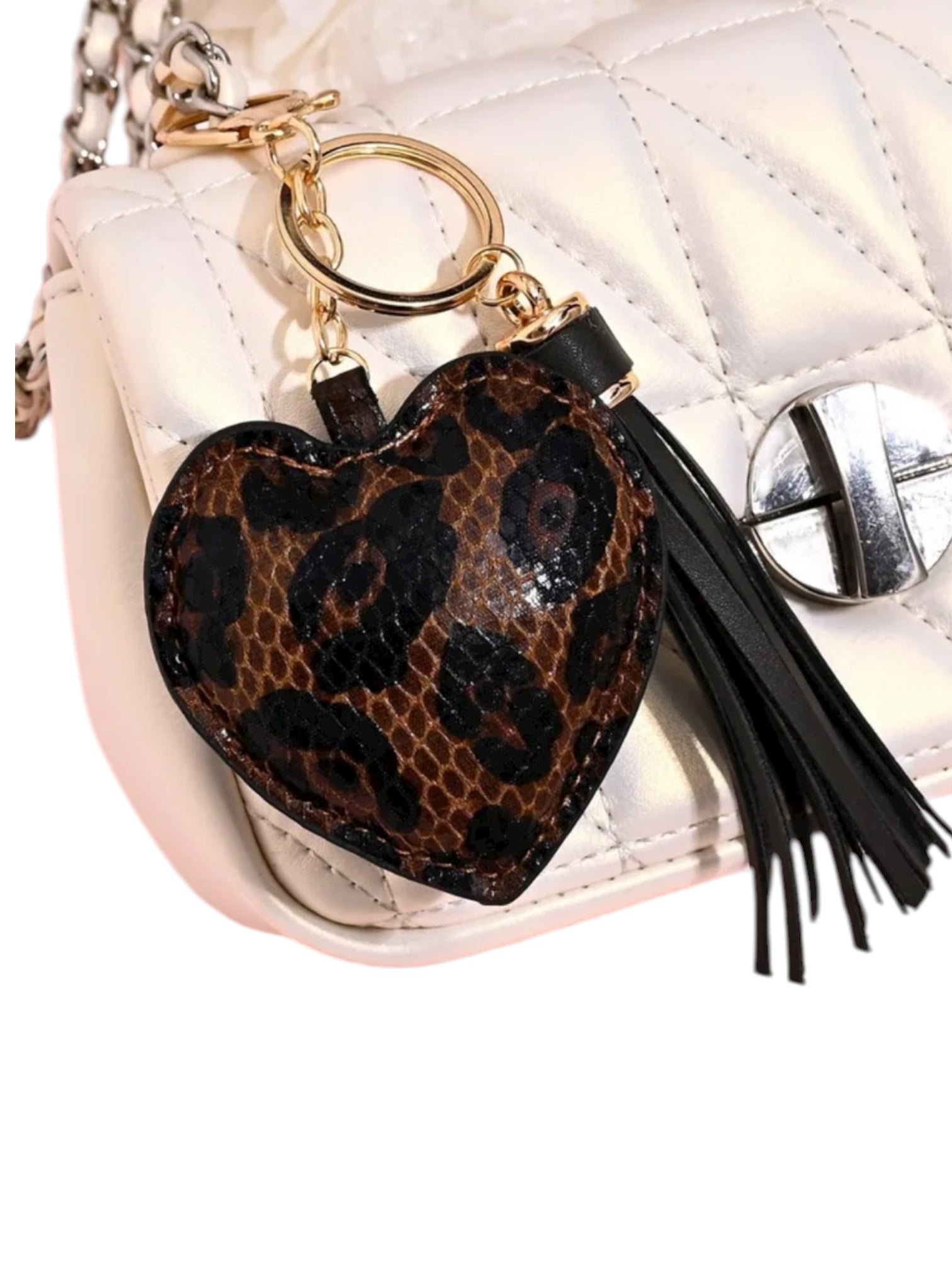 Heart charms bag accesories