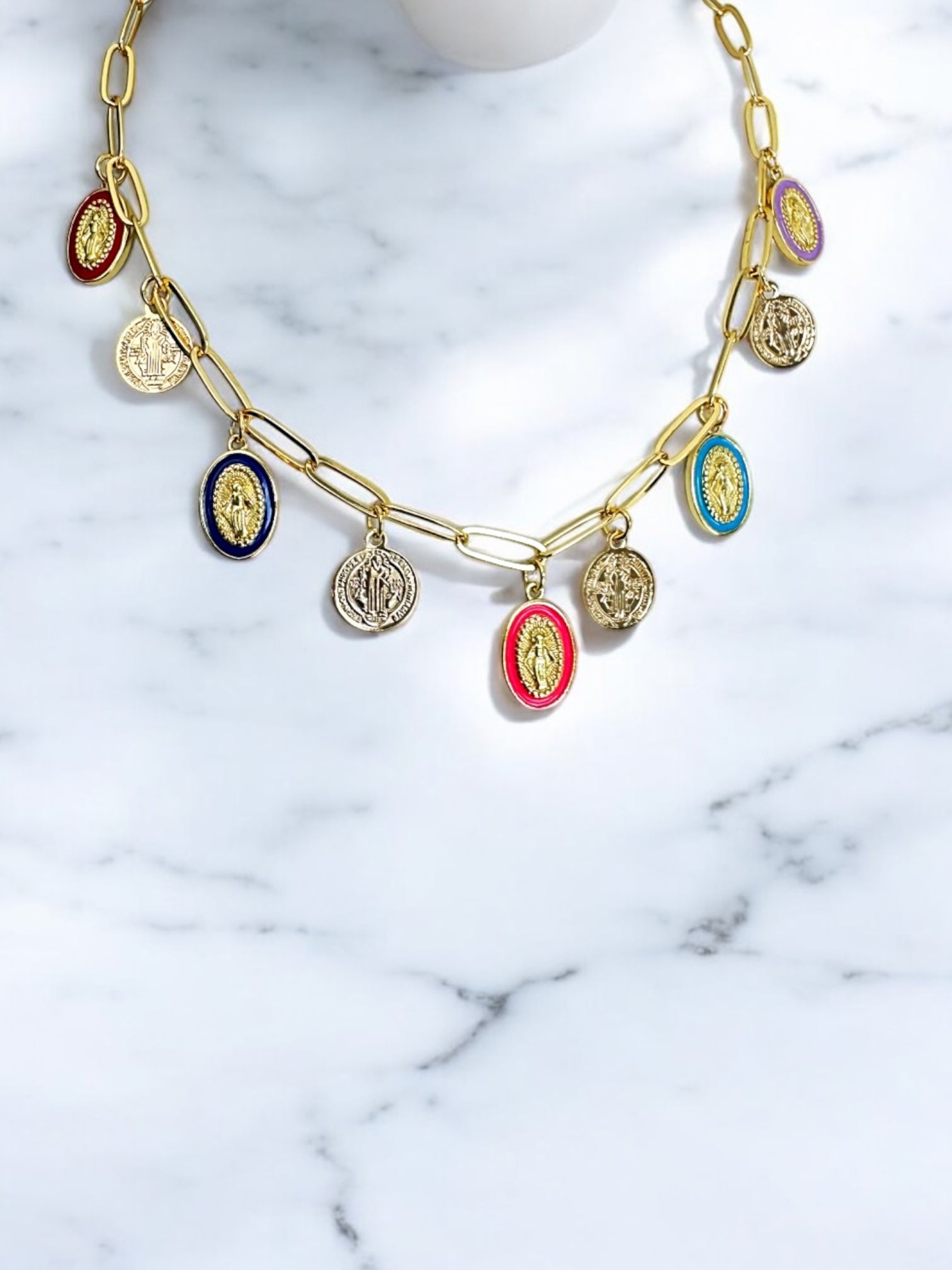 Milagros chain necklace