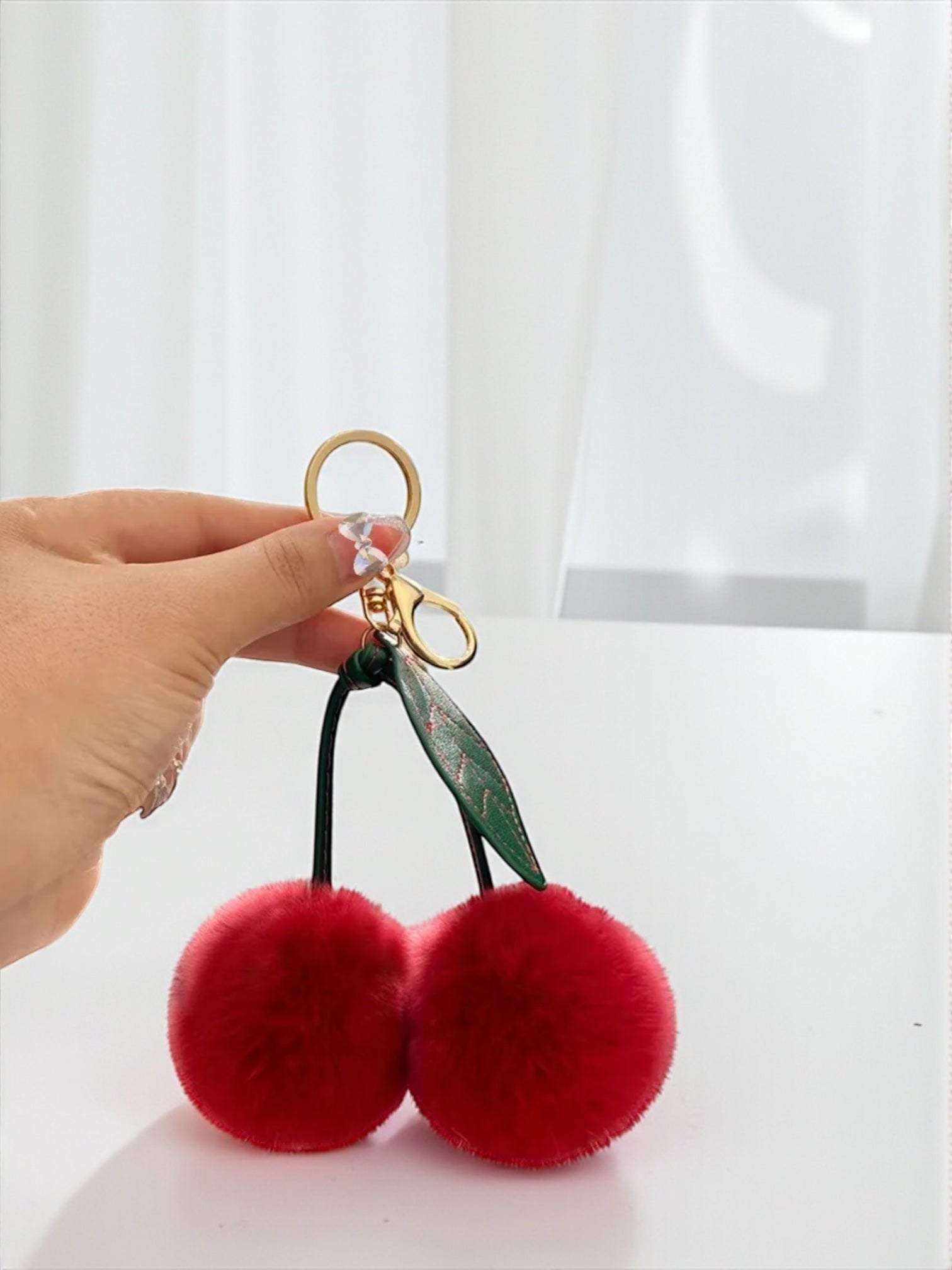 Cherrie hair charm handbag