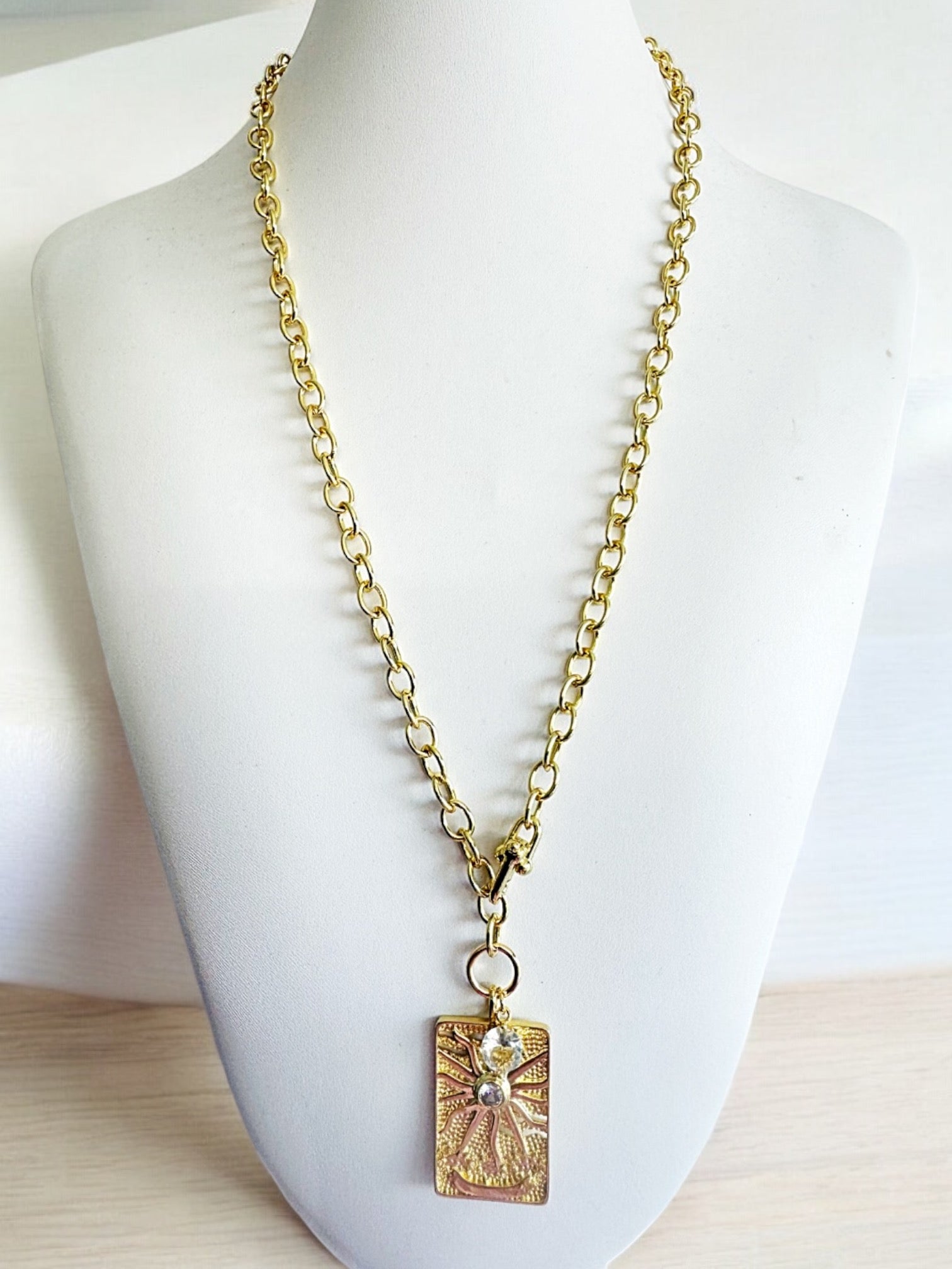 Karene charm chain necklace
