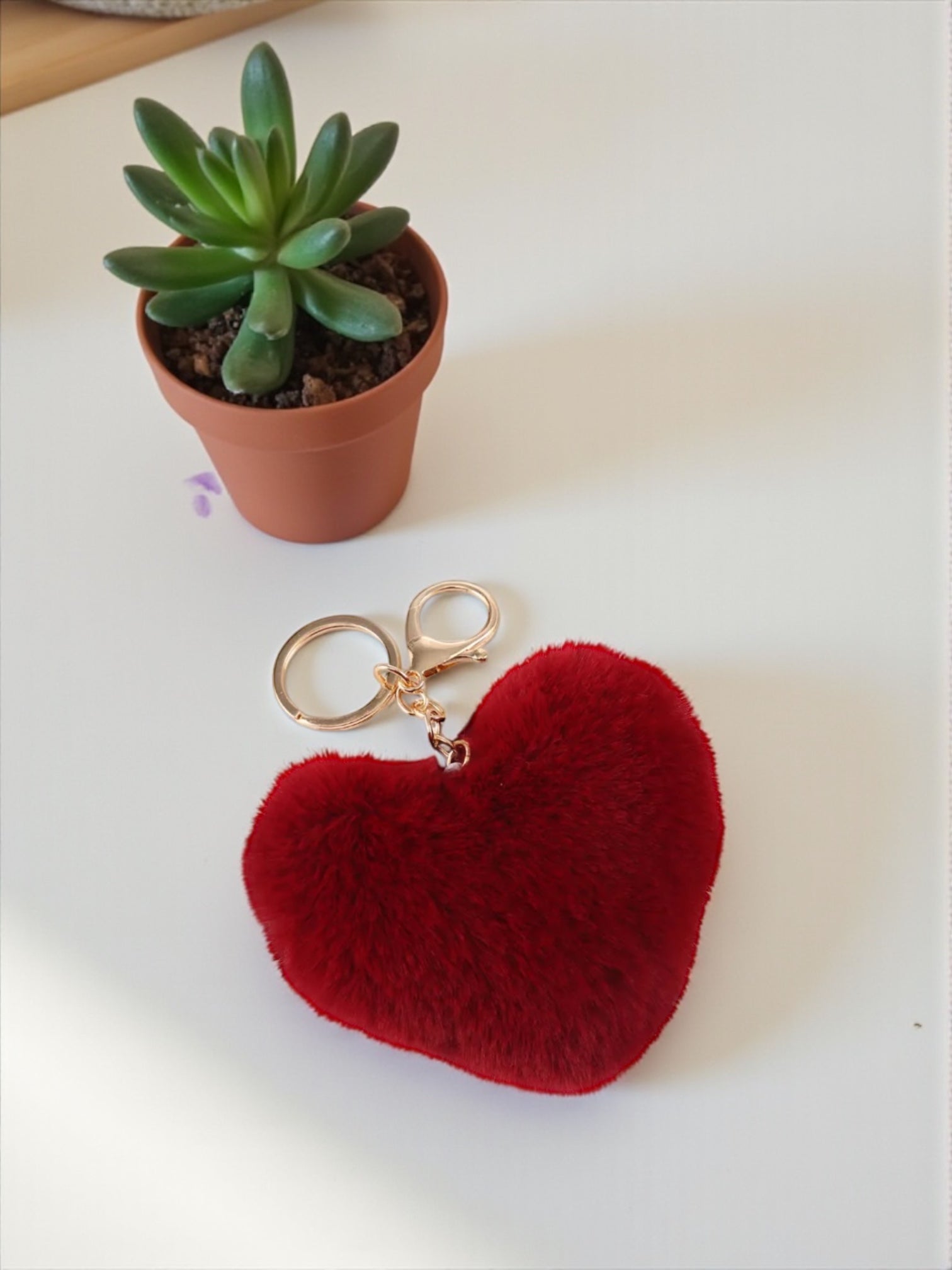 Hair hearth charms handbag