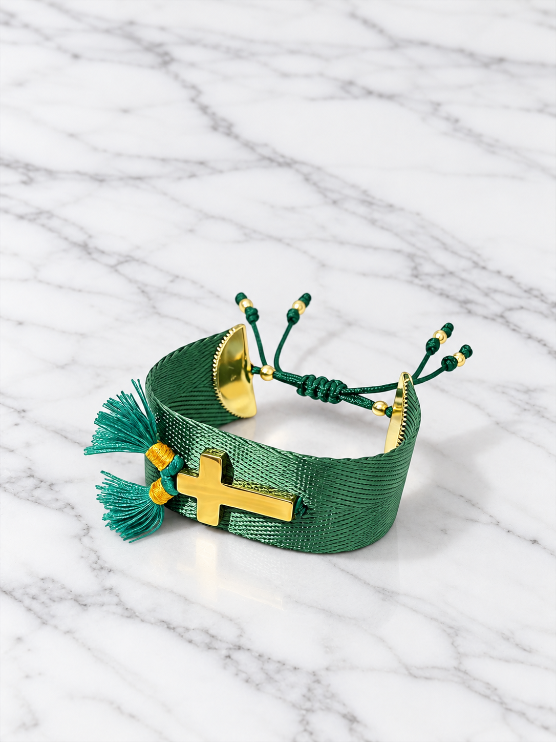Faith Tassel Cuff Bracelet