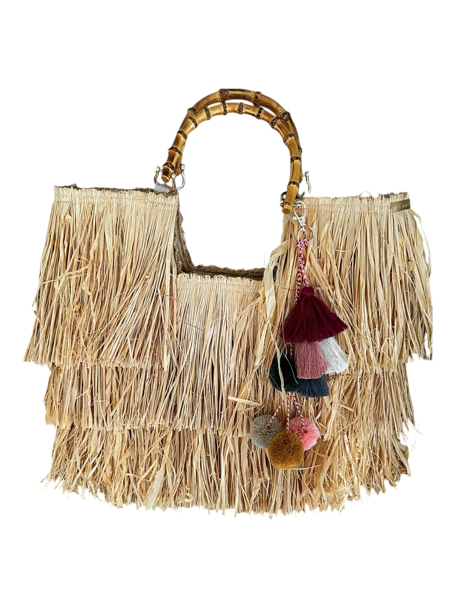 Dory raffia handbag