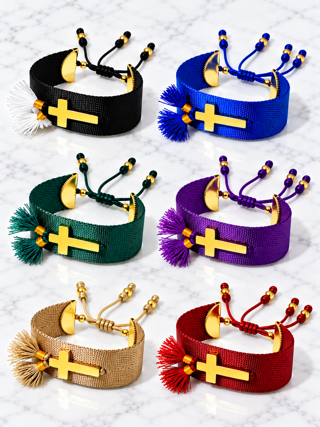Faith Tassel Cuff Bracelet
