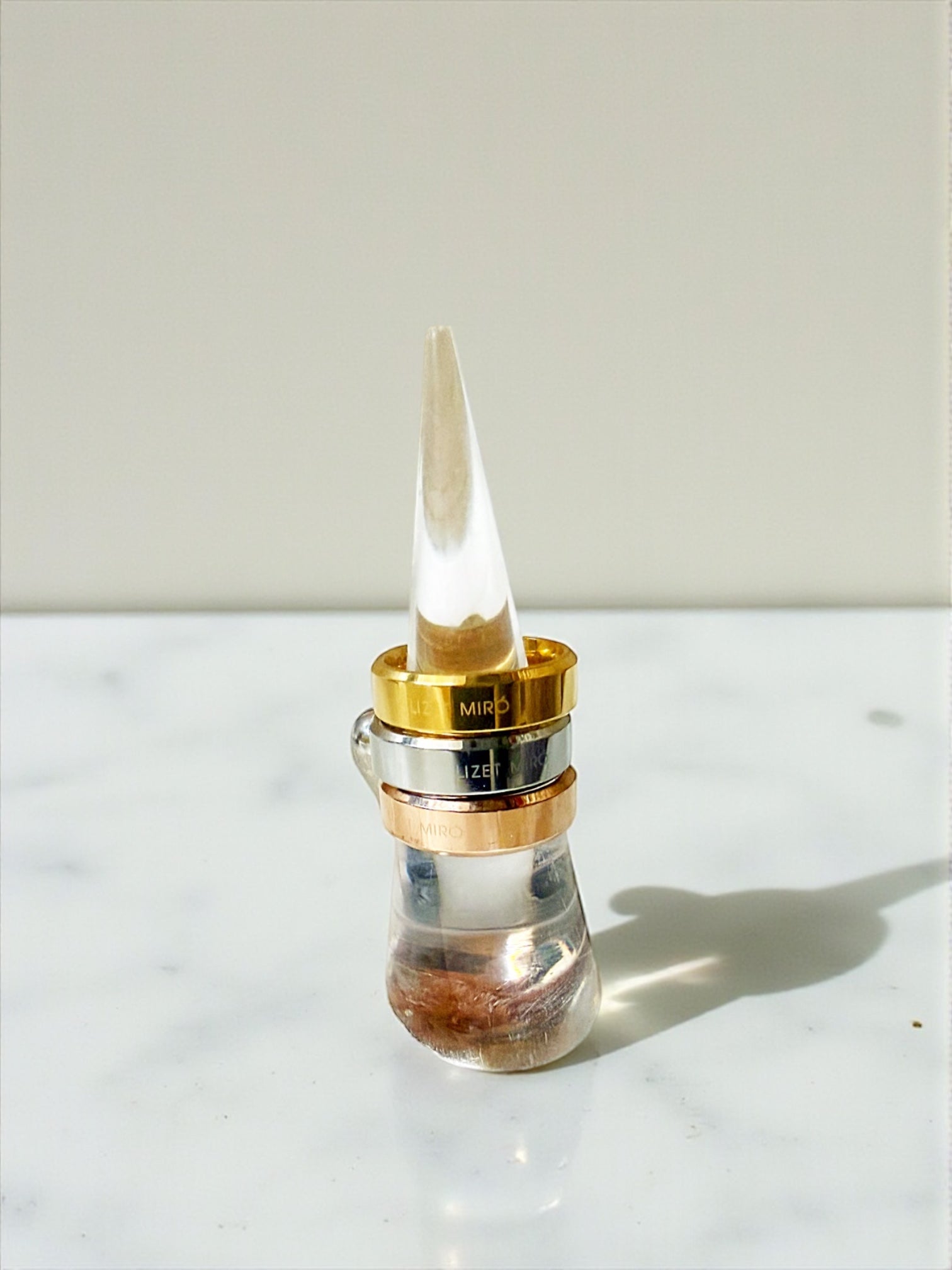 Valentina heart rings set