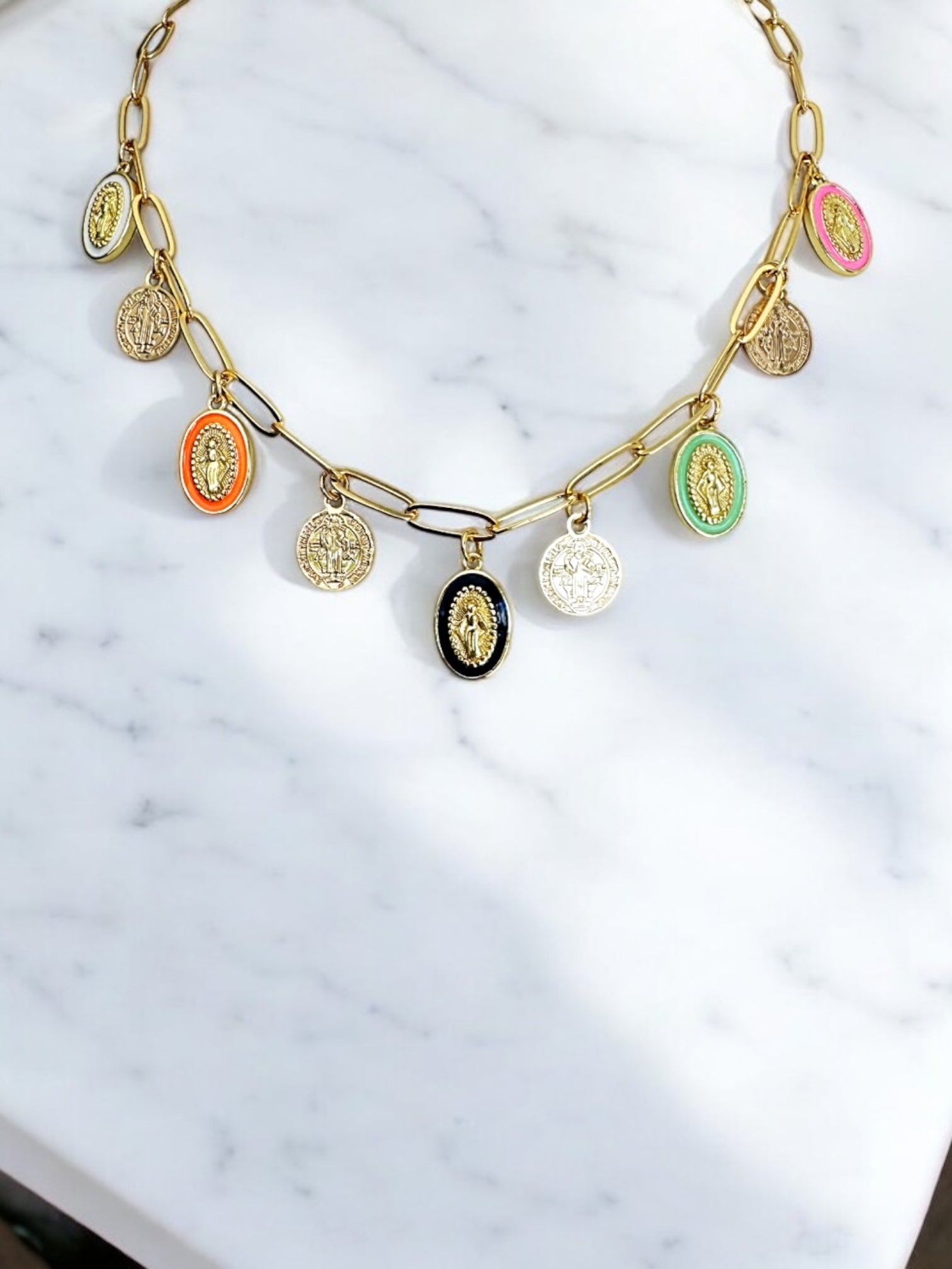 Milagros chain necklace