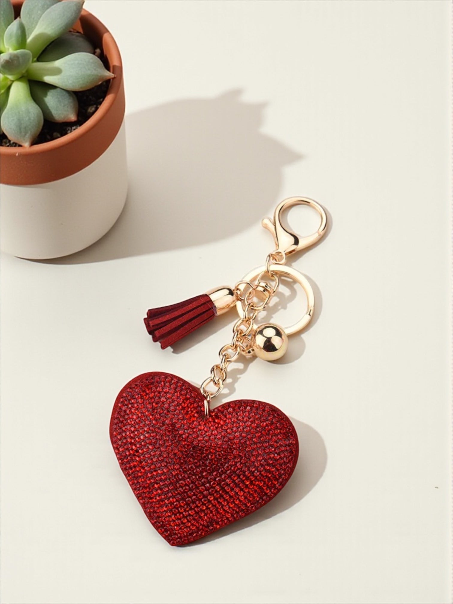 Bag heart charms accesories