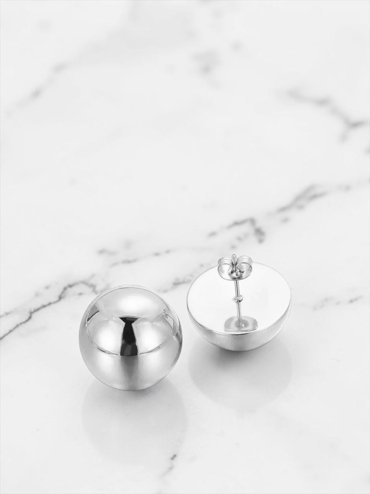 Half ball earring
