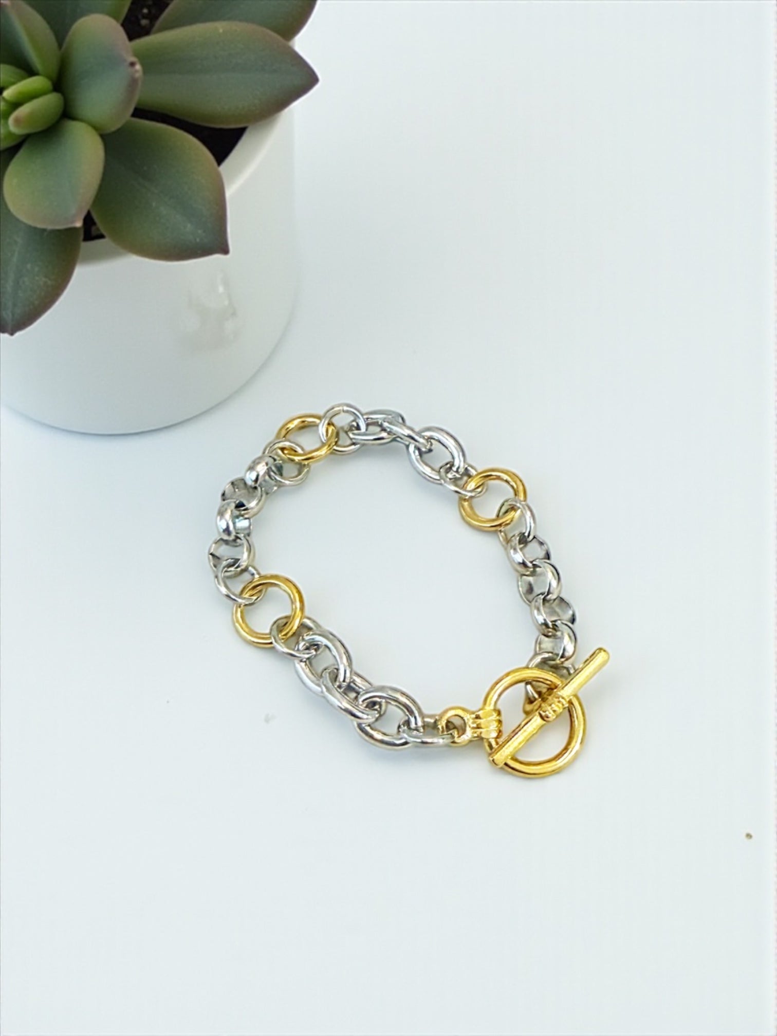 Marilú two tones bracelet