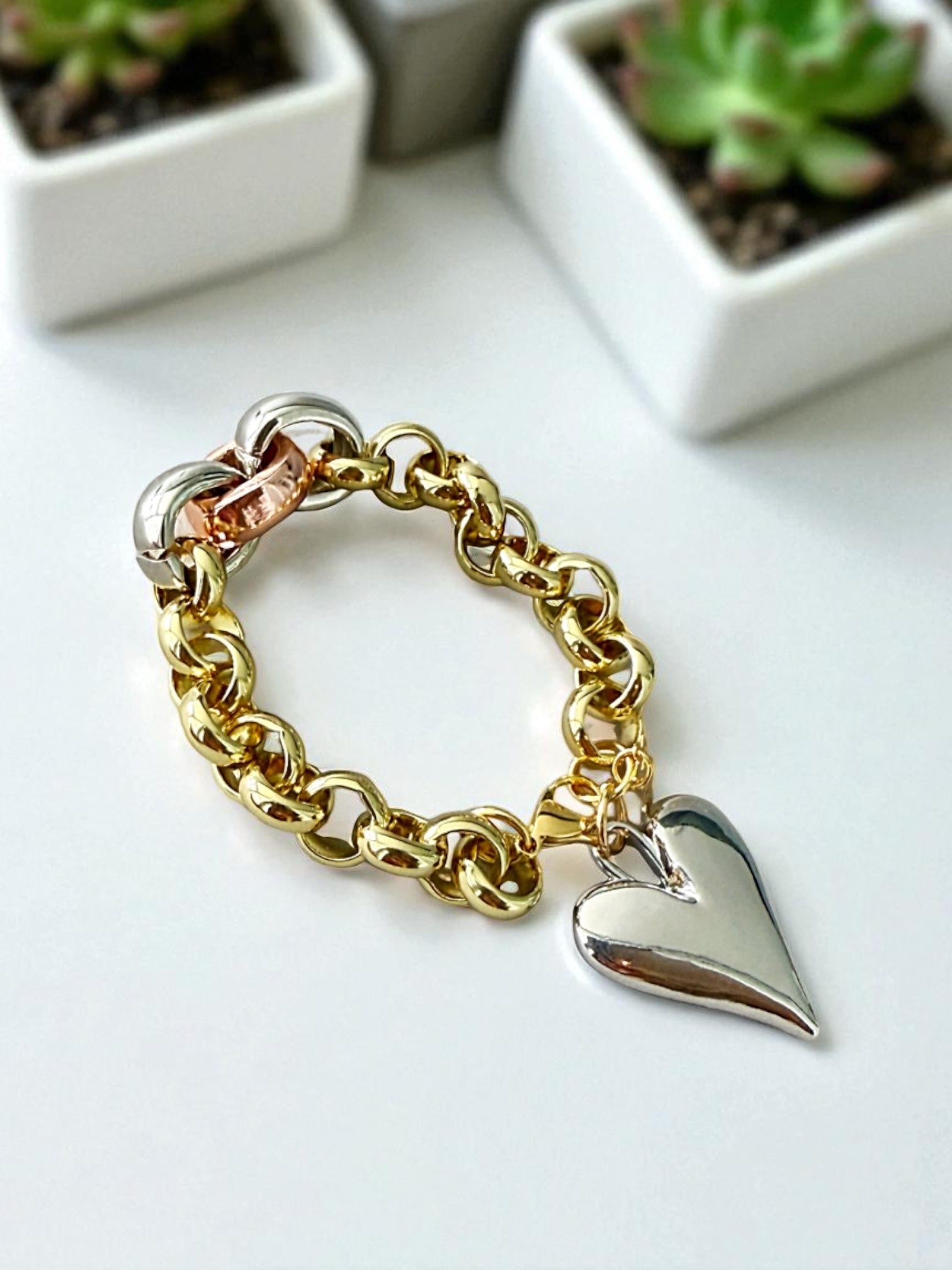 Ageda 3 tones bracelet