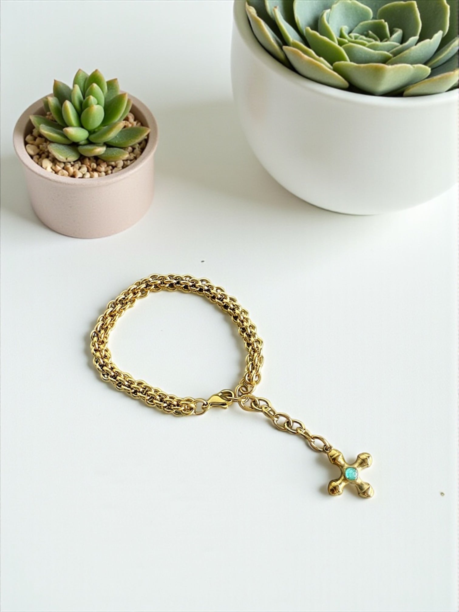 Serenity cross bracelet