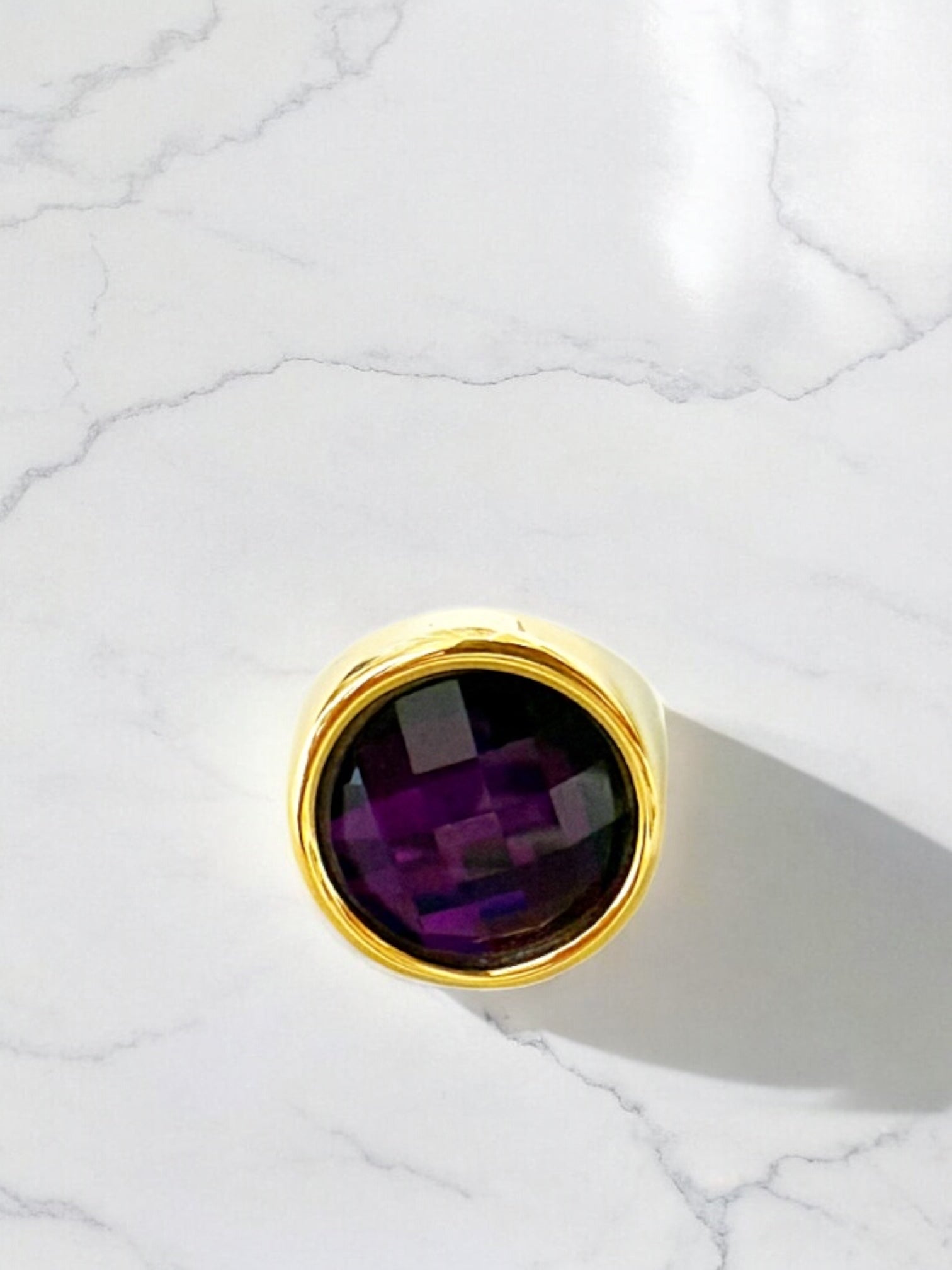 Celeste round ring
