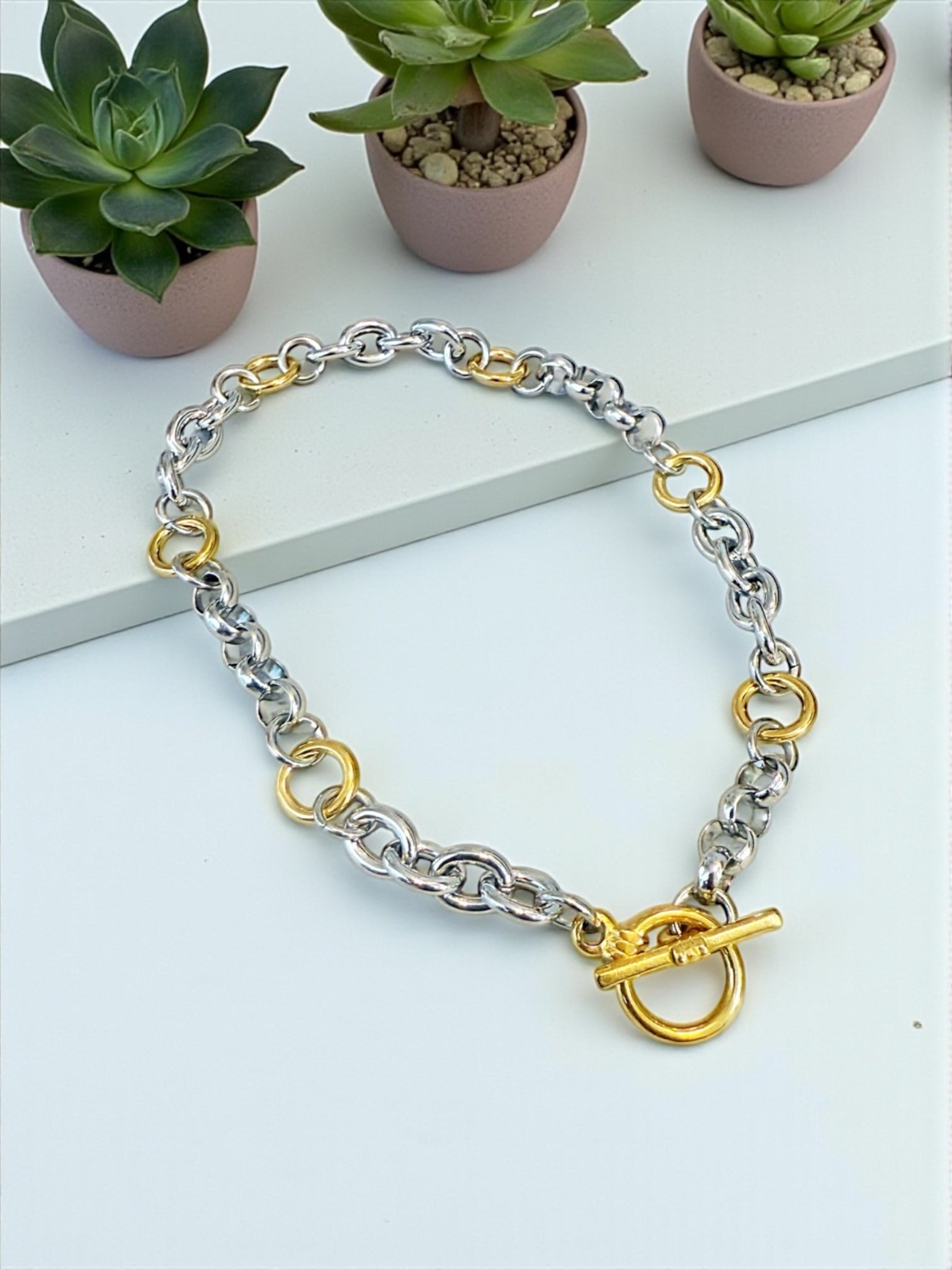 Marilú two tones necklace