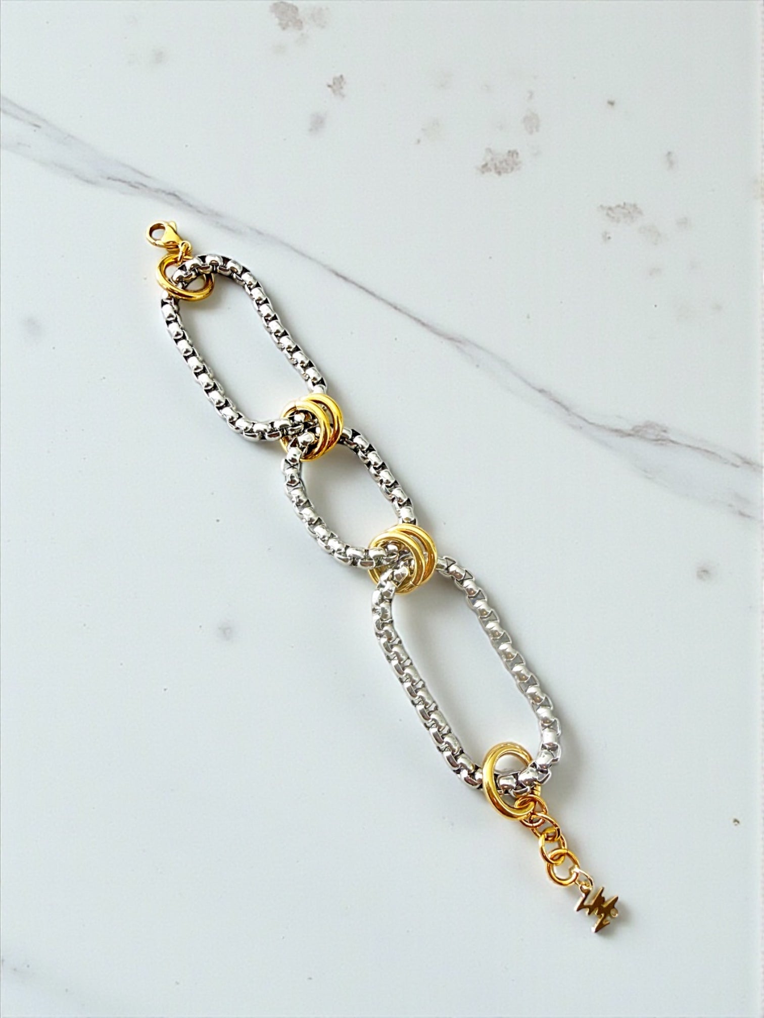 Gracia two tones bracelet