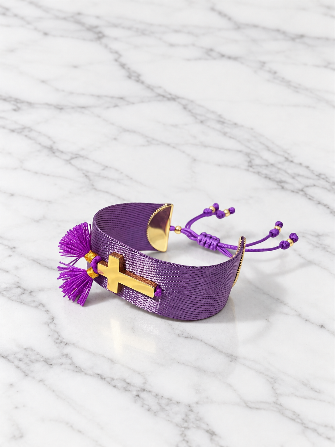 Faith Tassel Cuff Bracelet