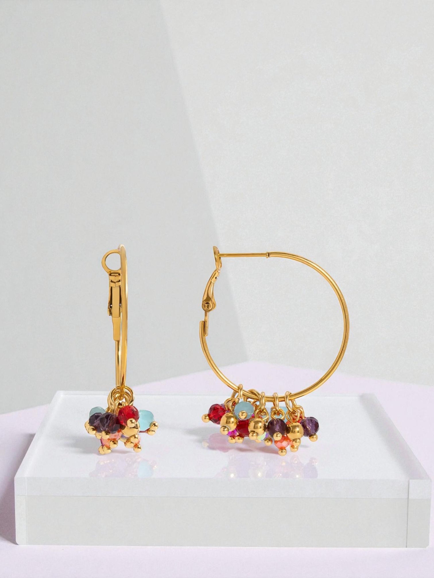 Candy hoop earring