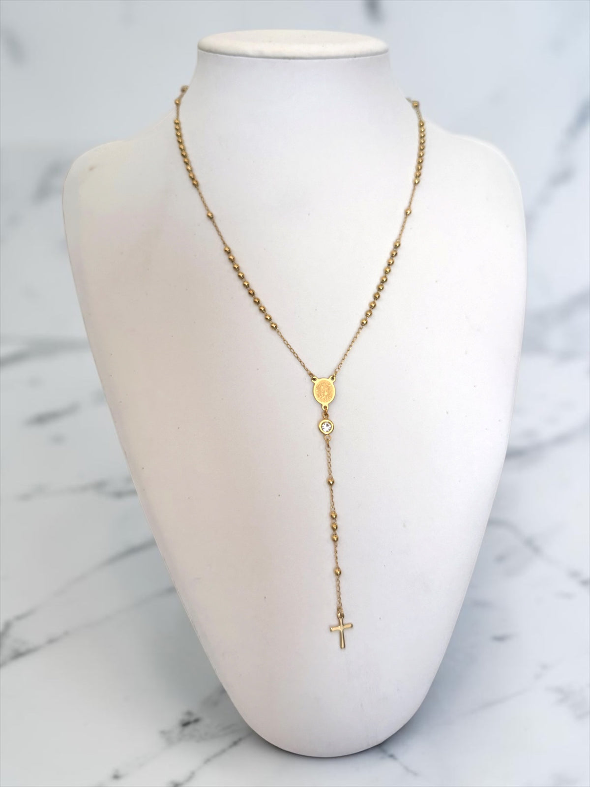 Guadalupe rosary necklace