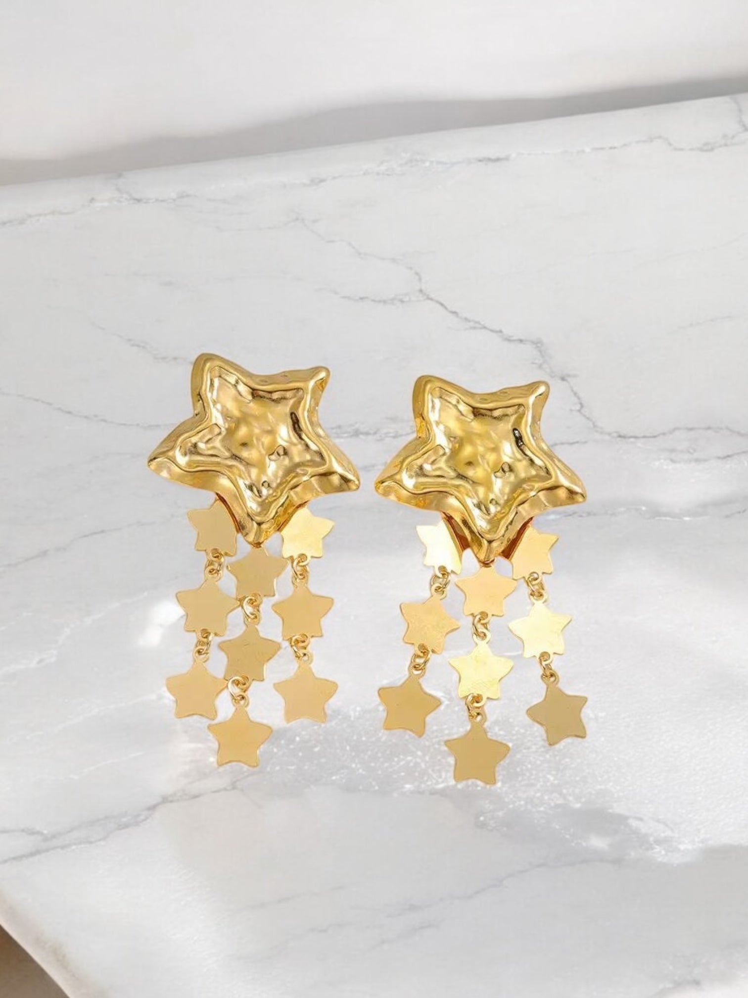 Star shandelier earring