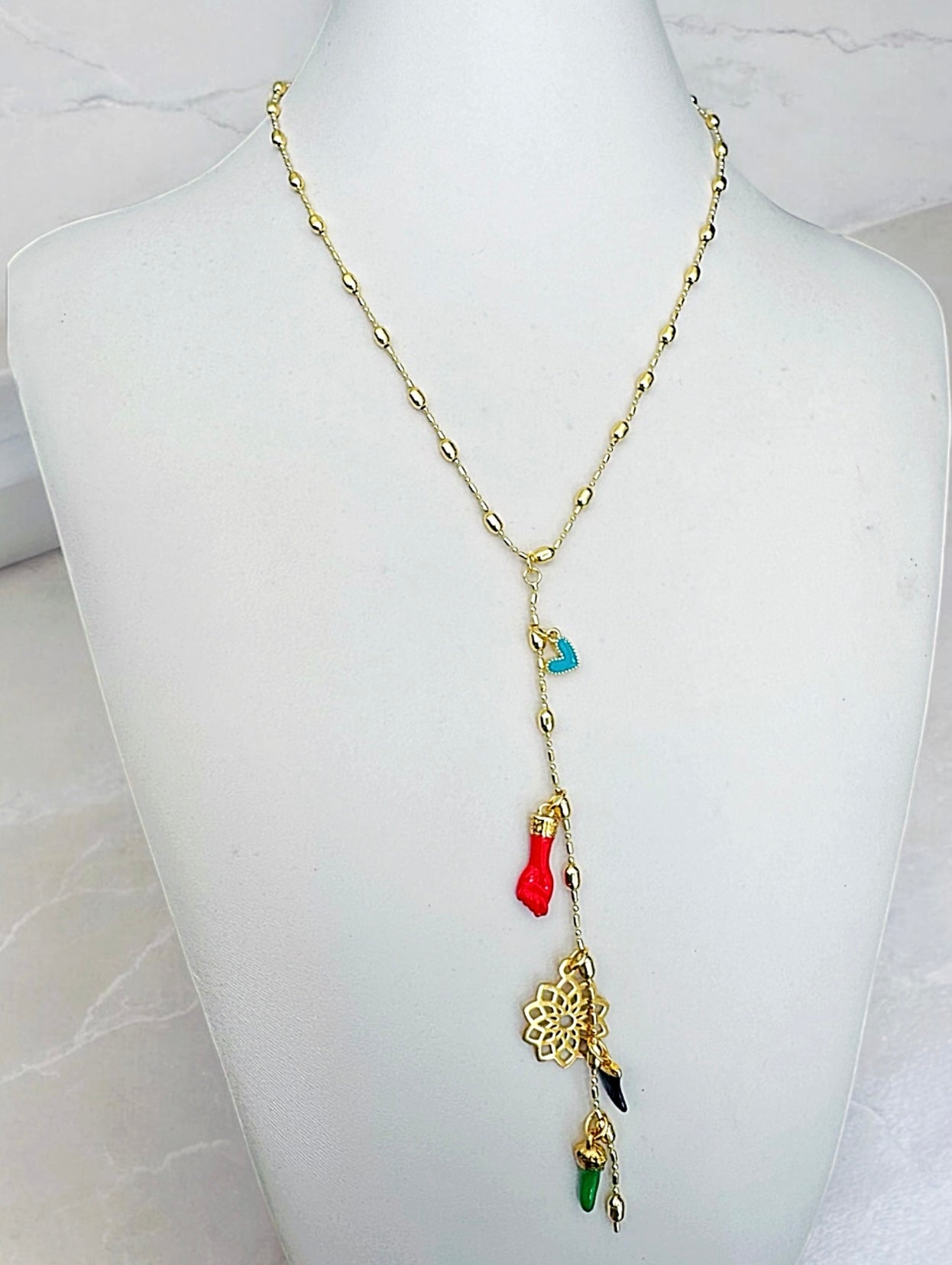 Amuleto lariat necklace