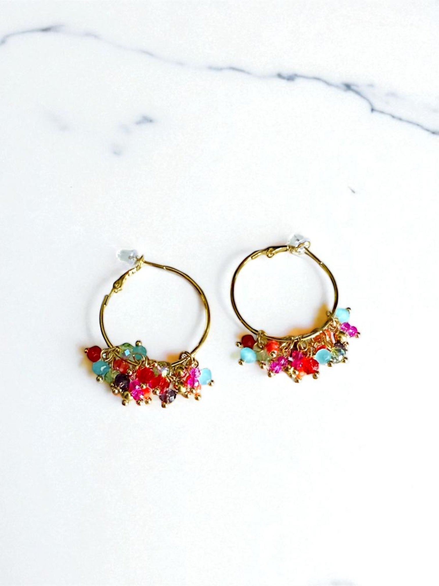 Candy hoop earring