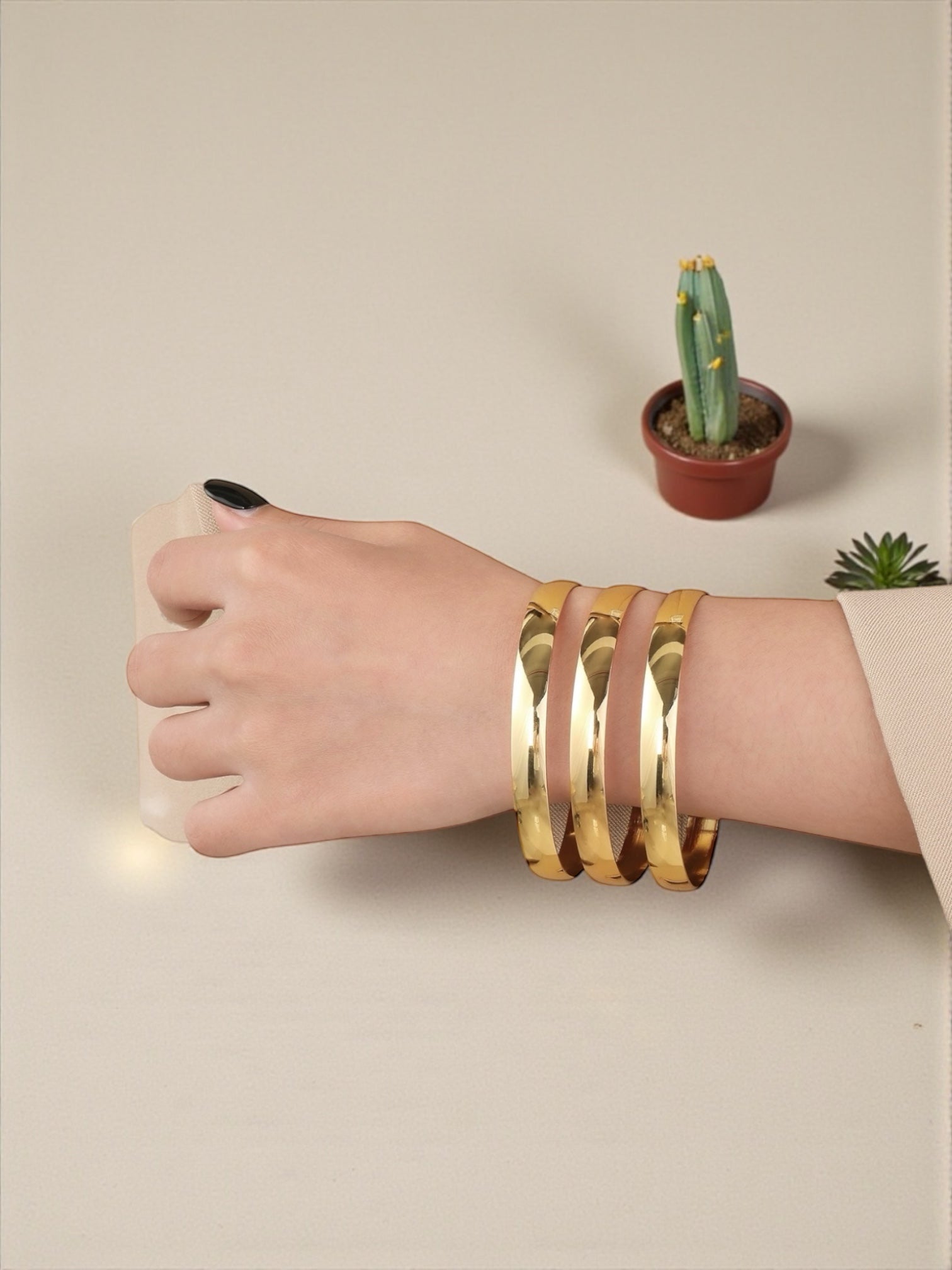 3 tones medium bangles