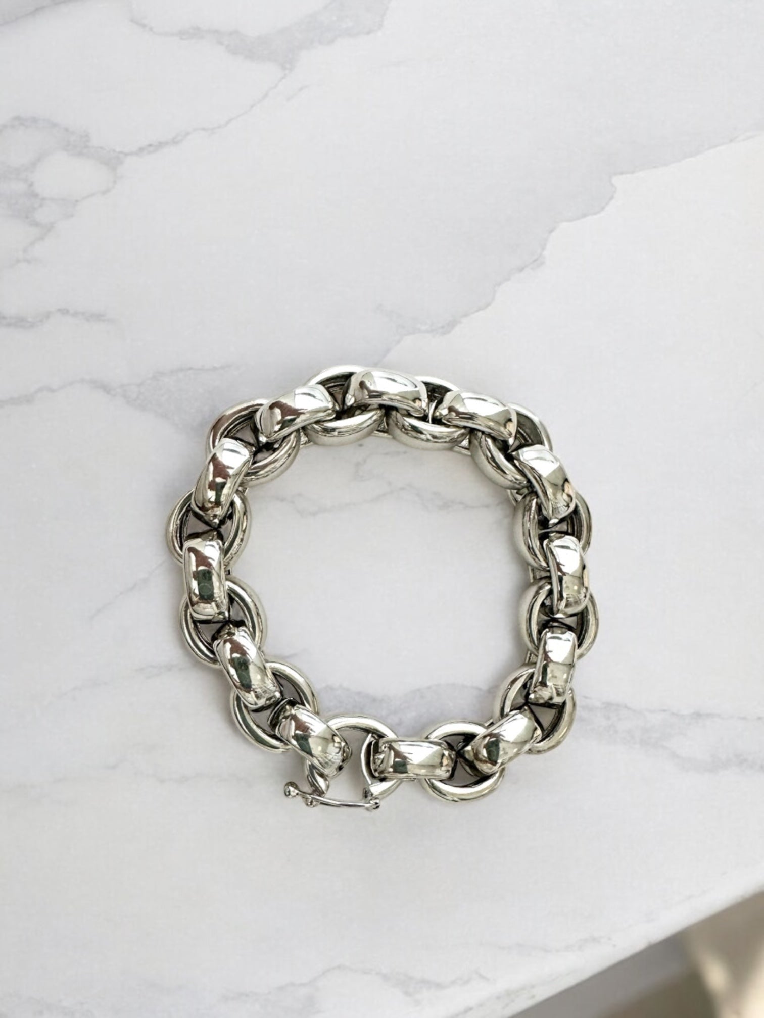 Agade rhodium bracelet