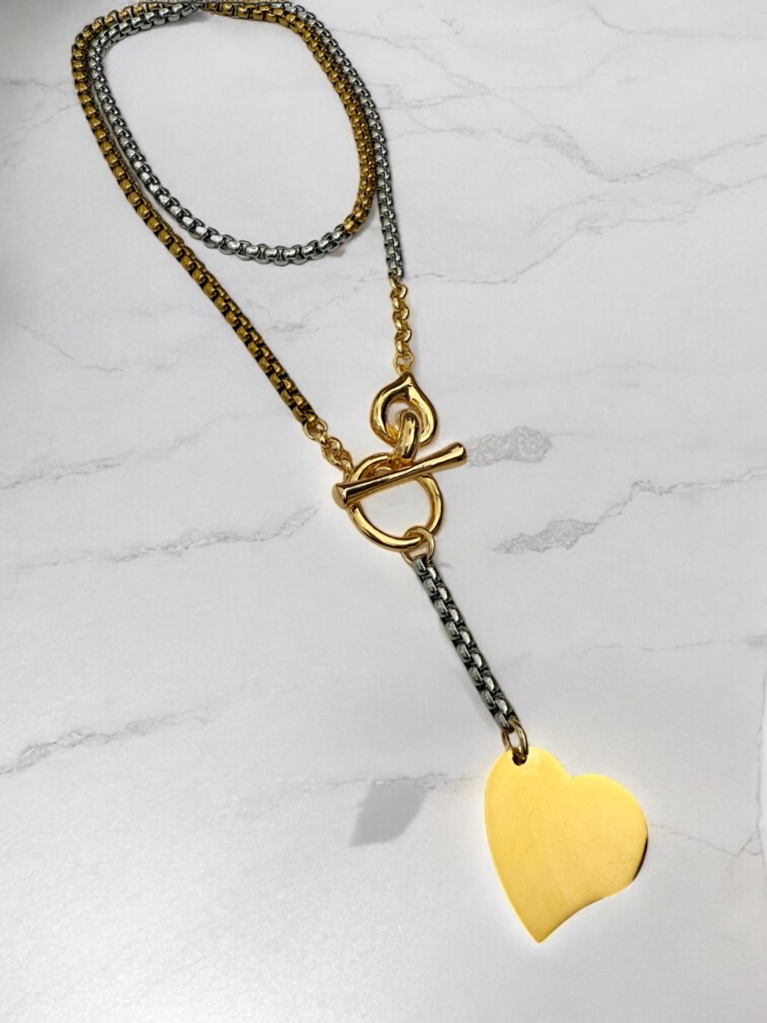 Verona two tones necklace