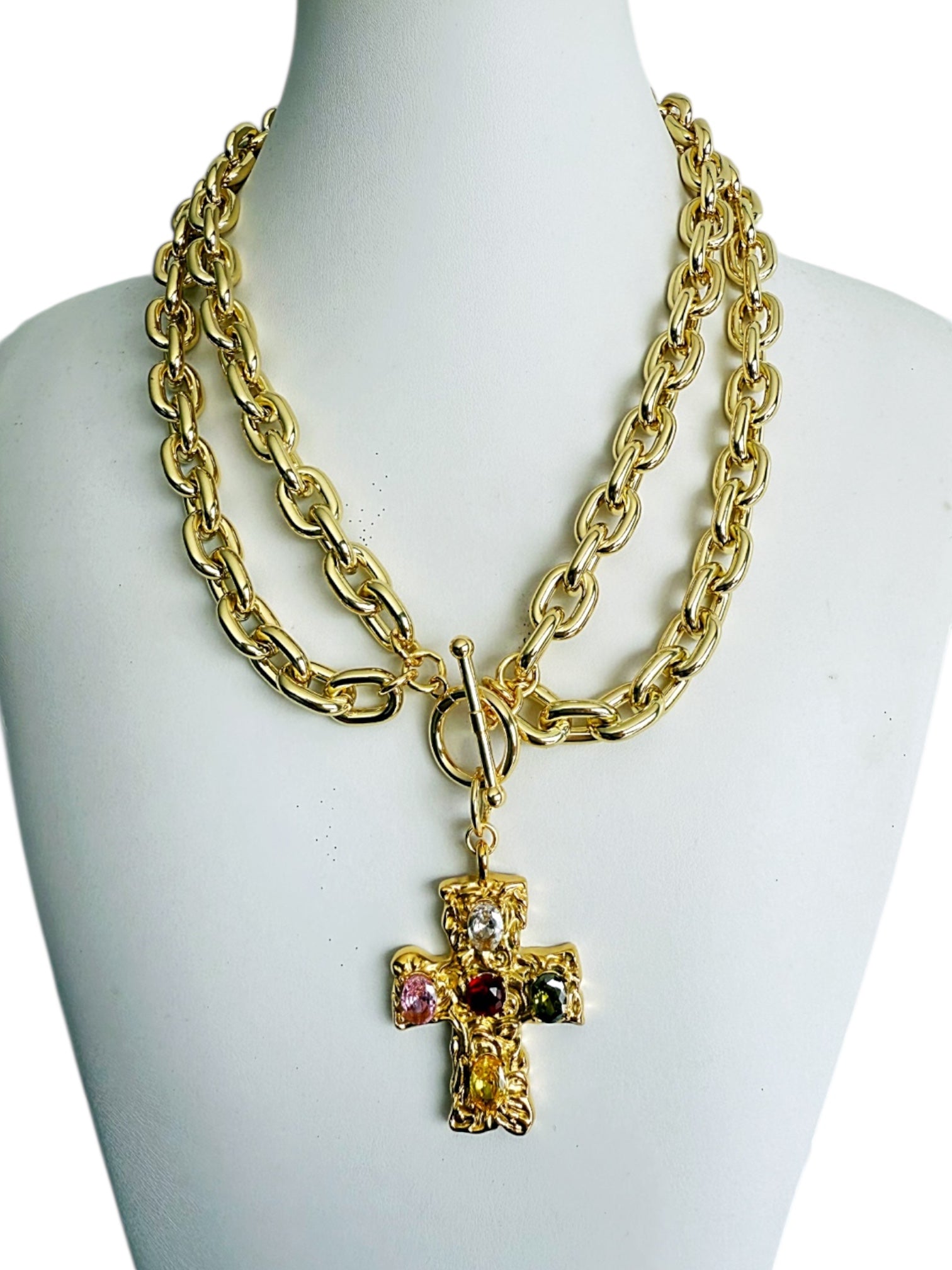 Hope cross necklace