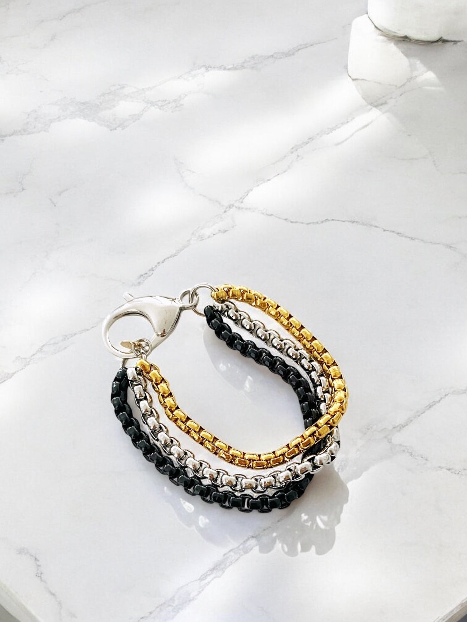 Aliza three tones bracelet