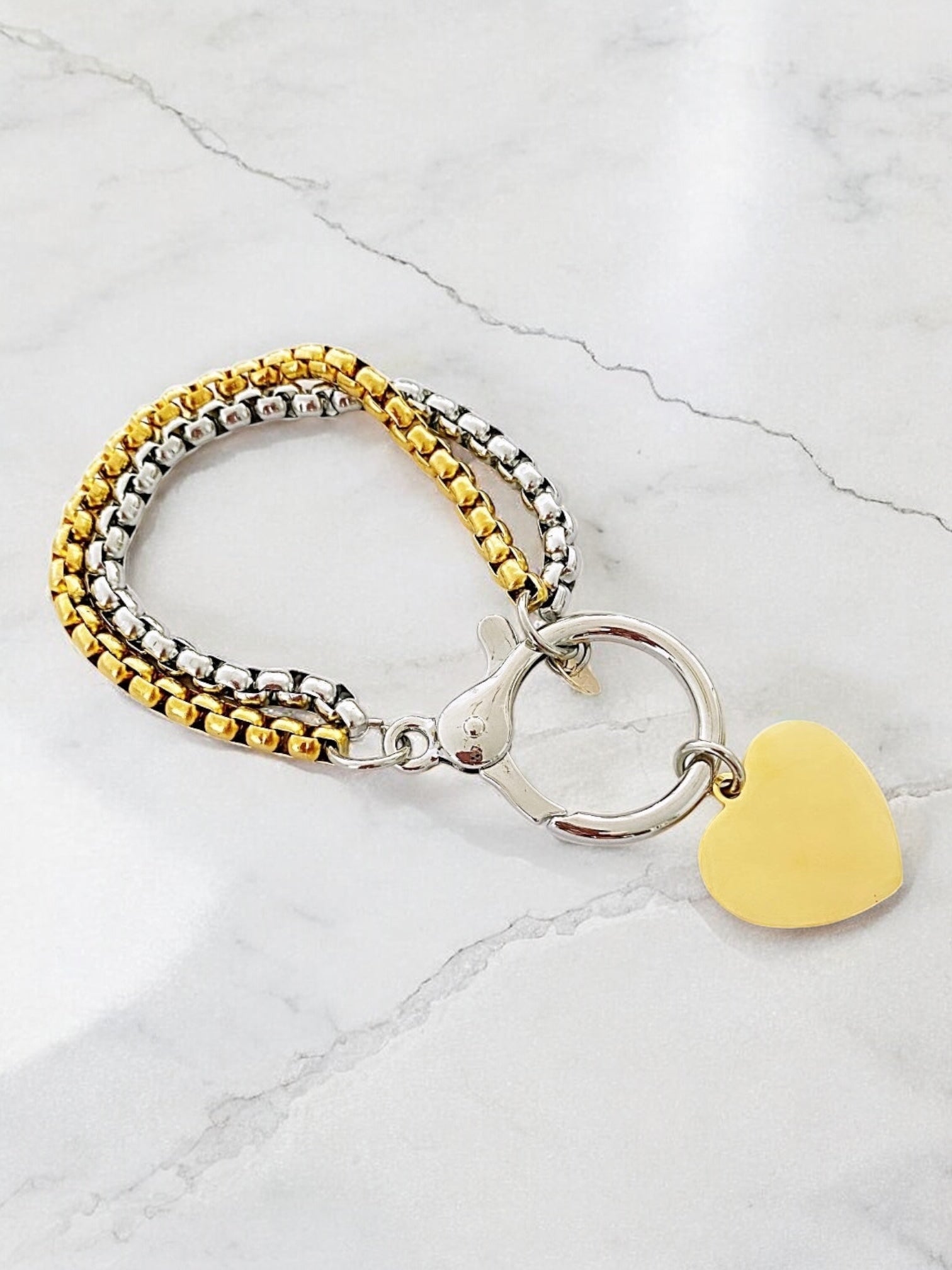 Aliza two tones bracelet