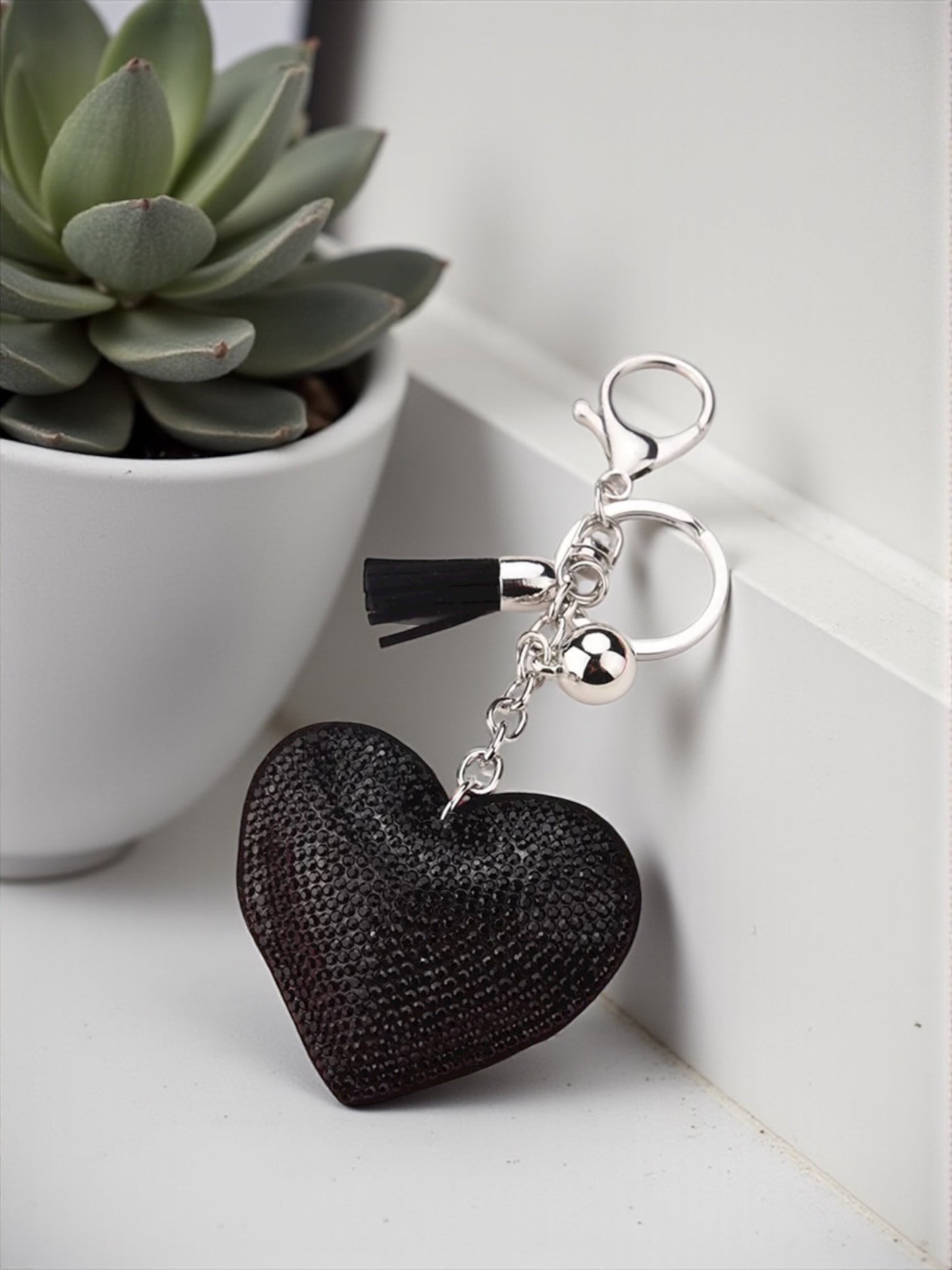 Bag heart charms accesories