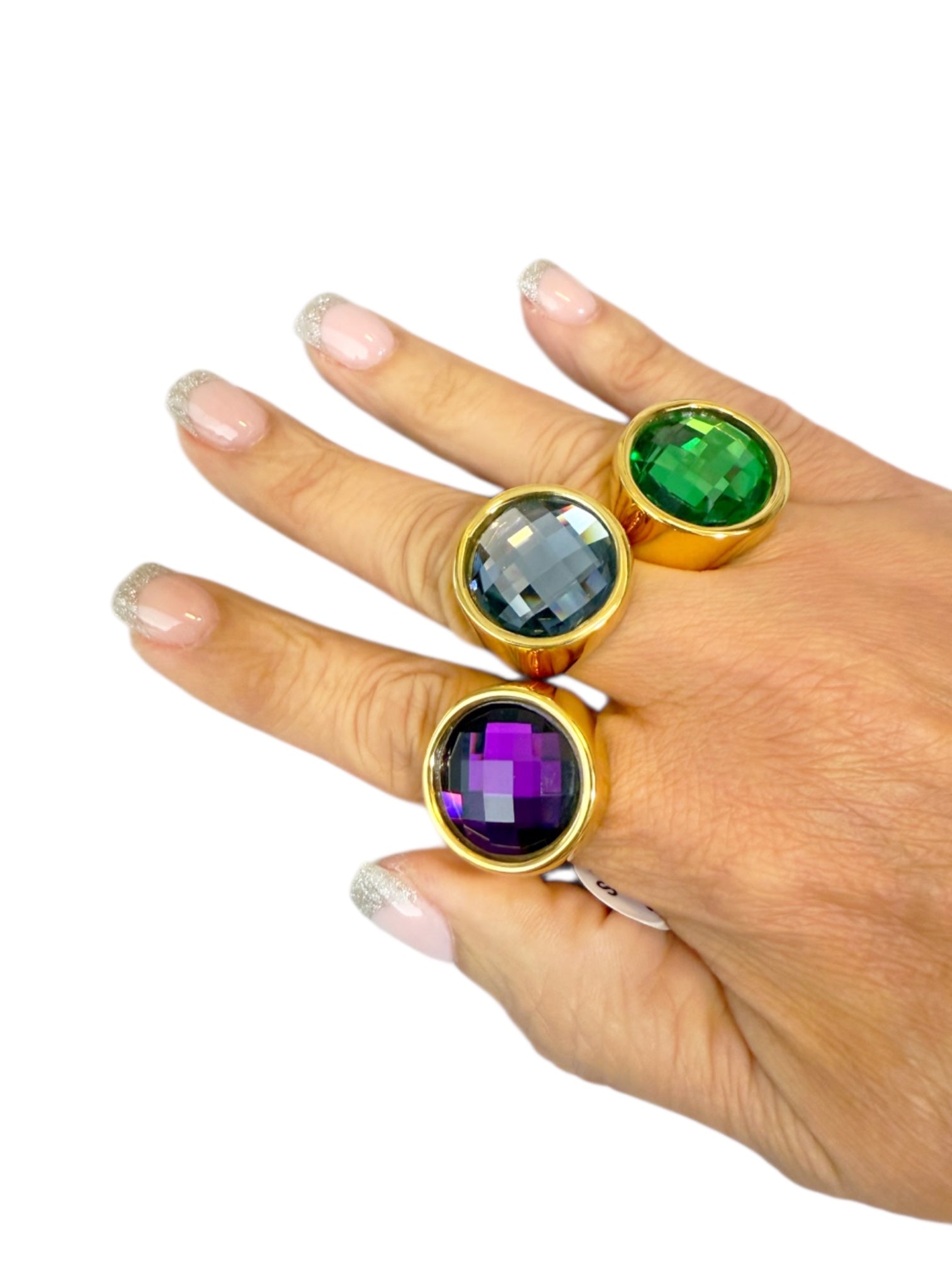 Celeste round ring