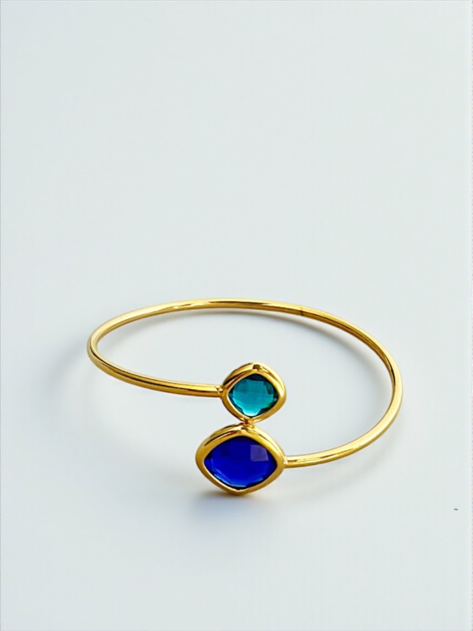 Glimmer open bangle
