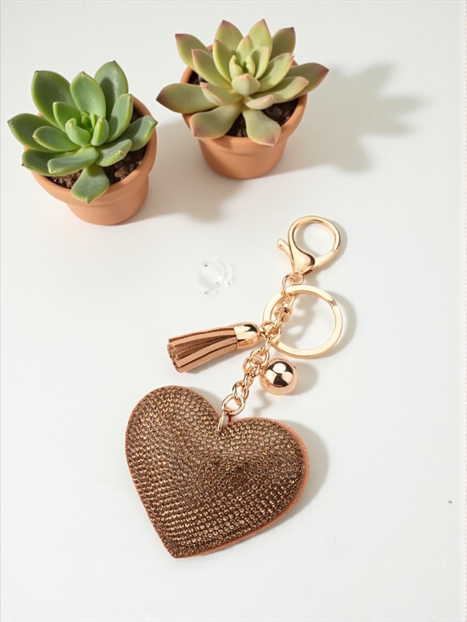 Bag heart charms accesories