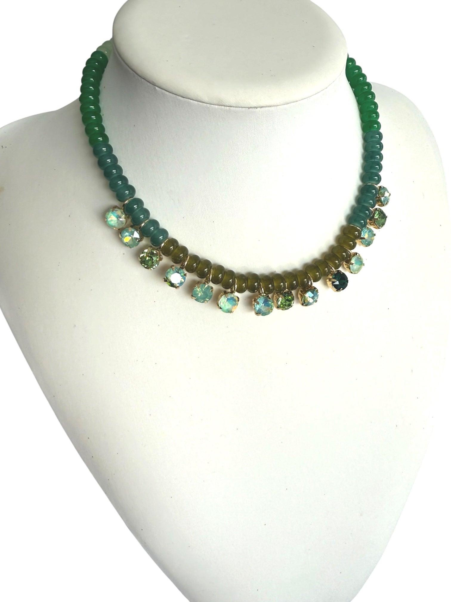 Glitter crystal necklace
