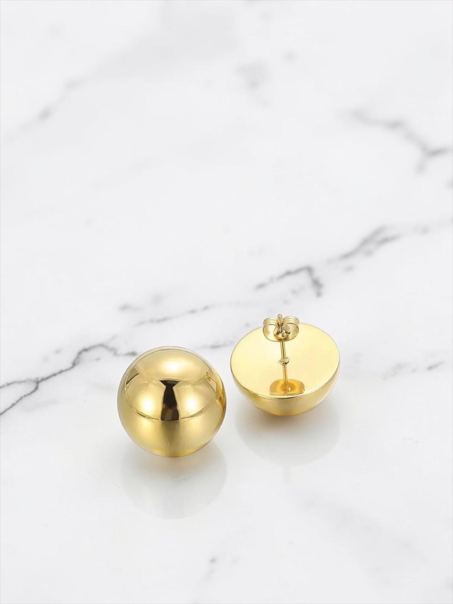 Half ball earring