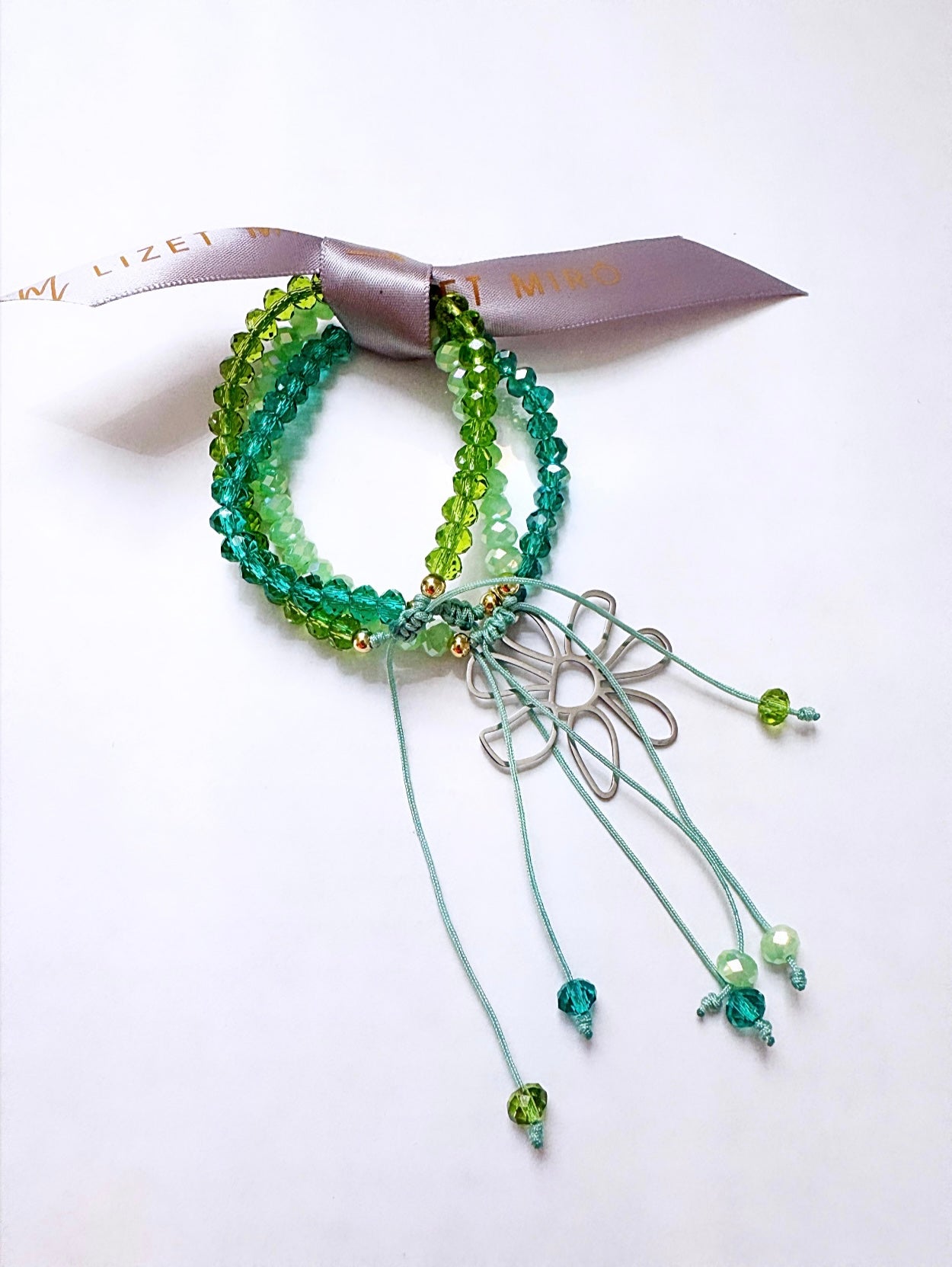 Tropical bracelets set of 3