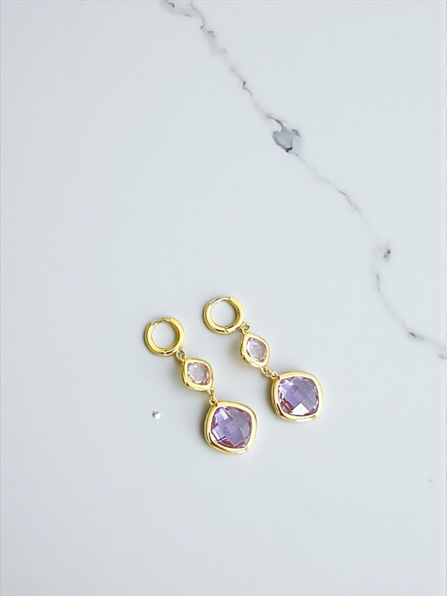 Glimmer crystals earring