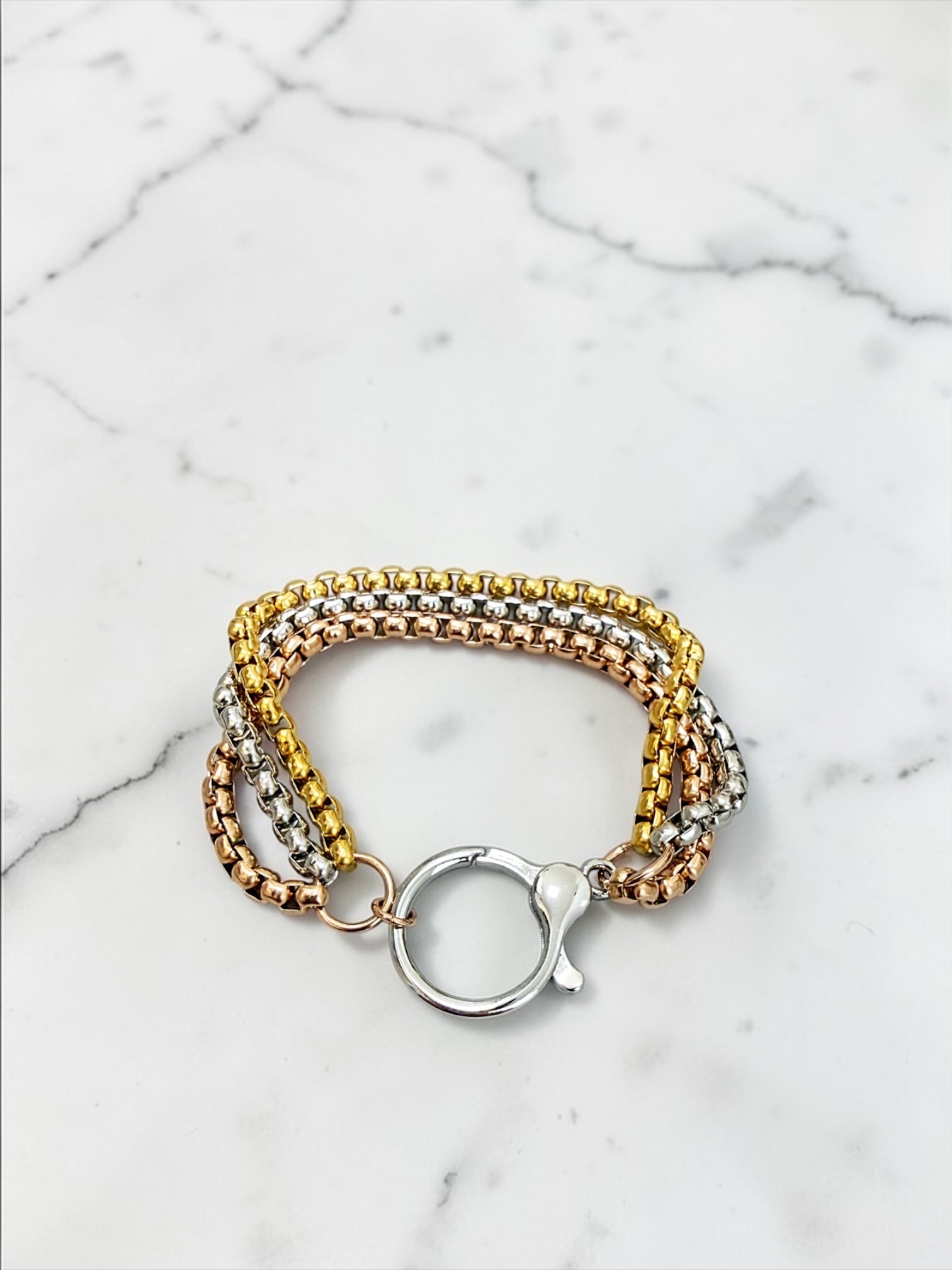 Aliza three tones bracelet