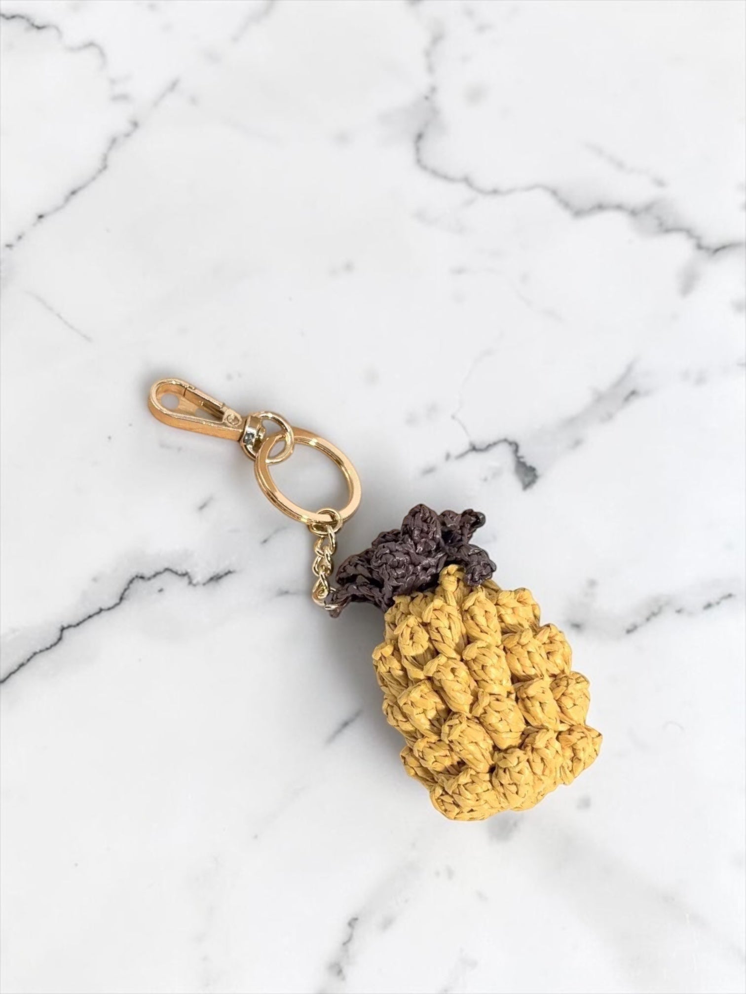 Jute keychain
